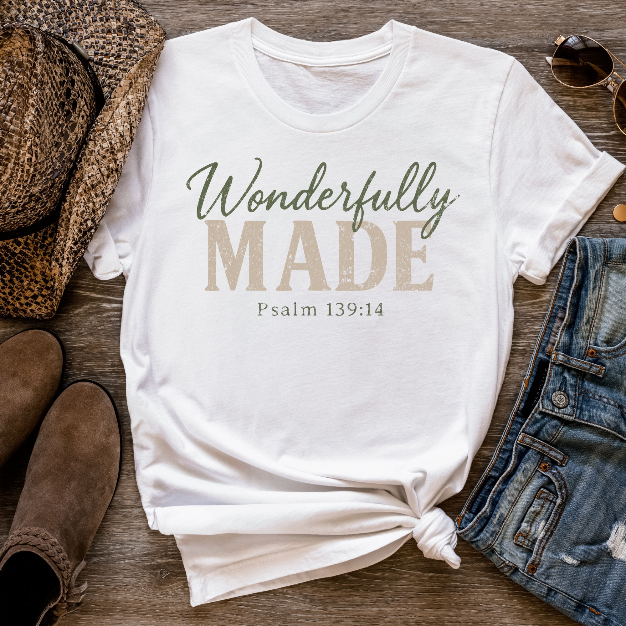 Wonderfully Made Unisex Christian T-Shirt