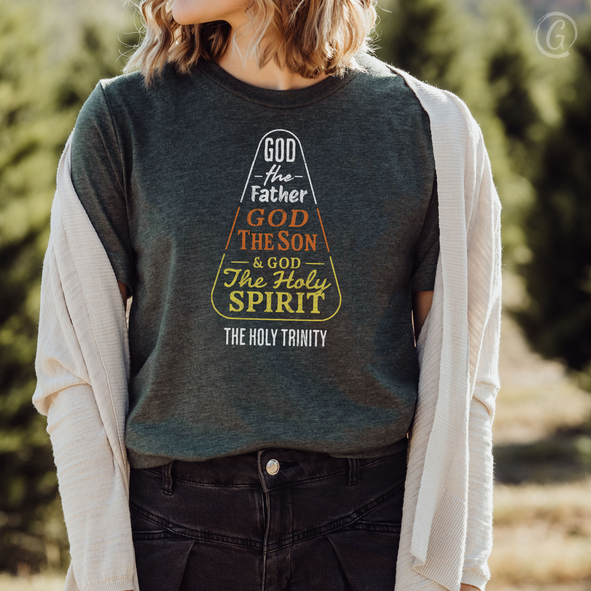 Candy Corn Trinity Unisex Christian T-Shirt