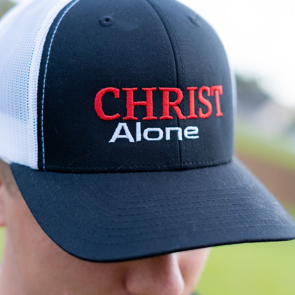 Christ Alone Trucker Hat