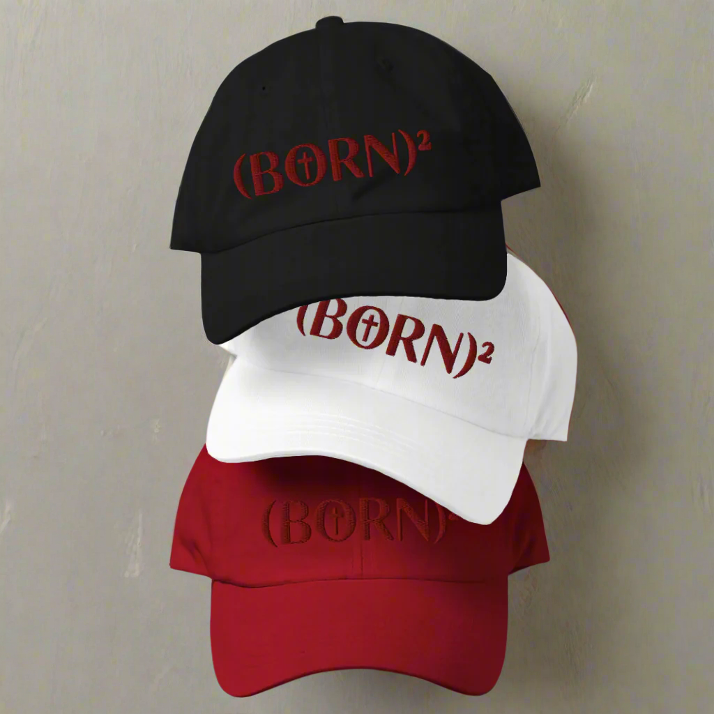 (BORN)² Puffed Christian Dad Hat