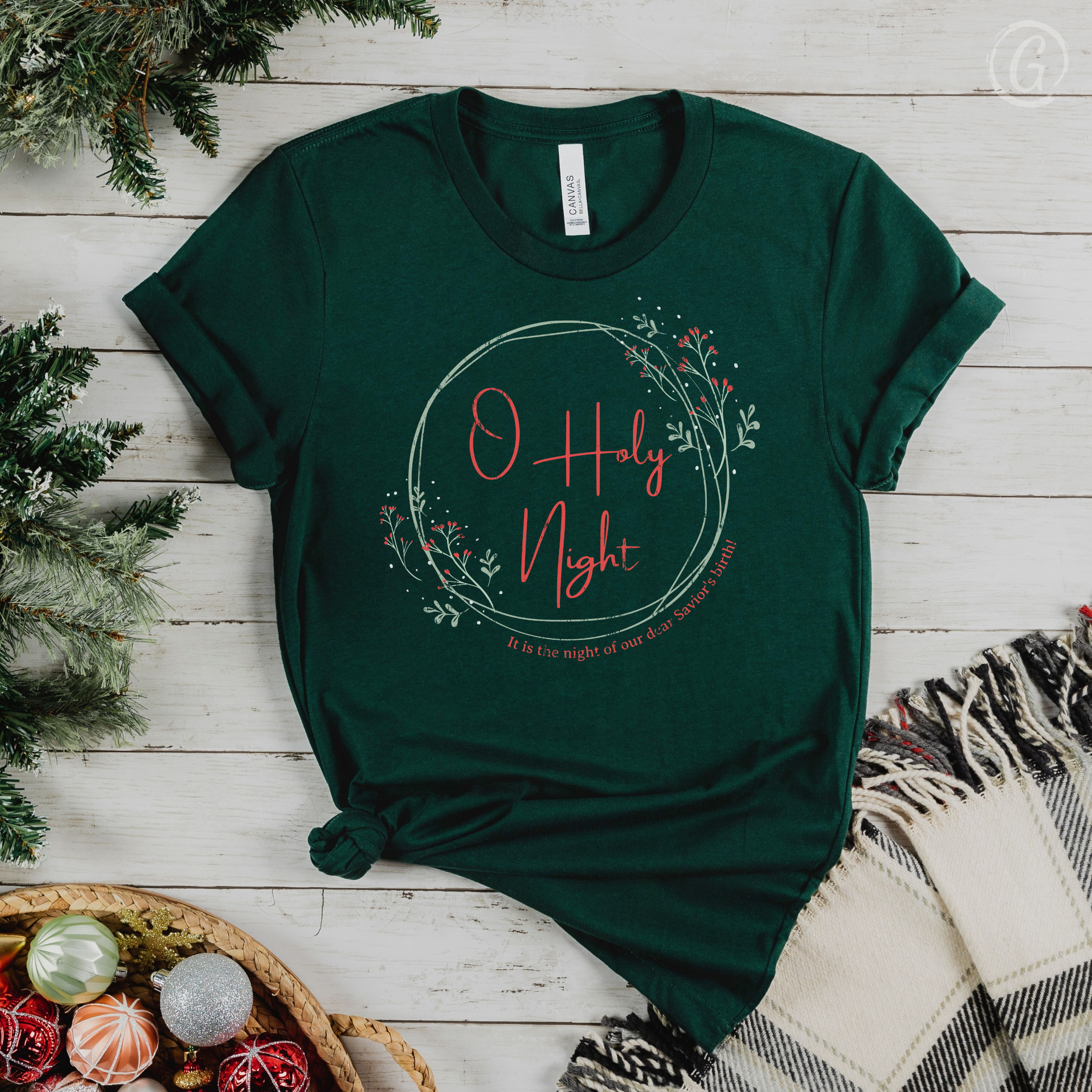 O Holy Night Unisex Christian T-Shirt