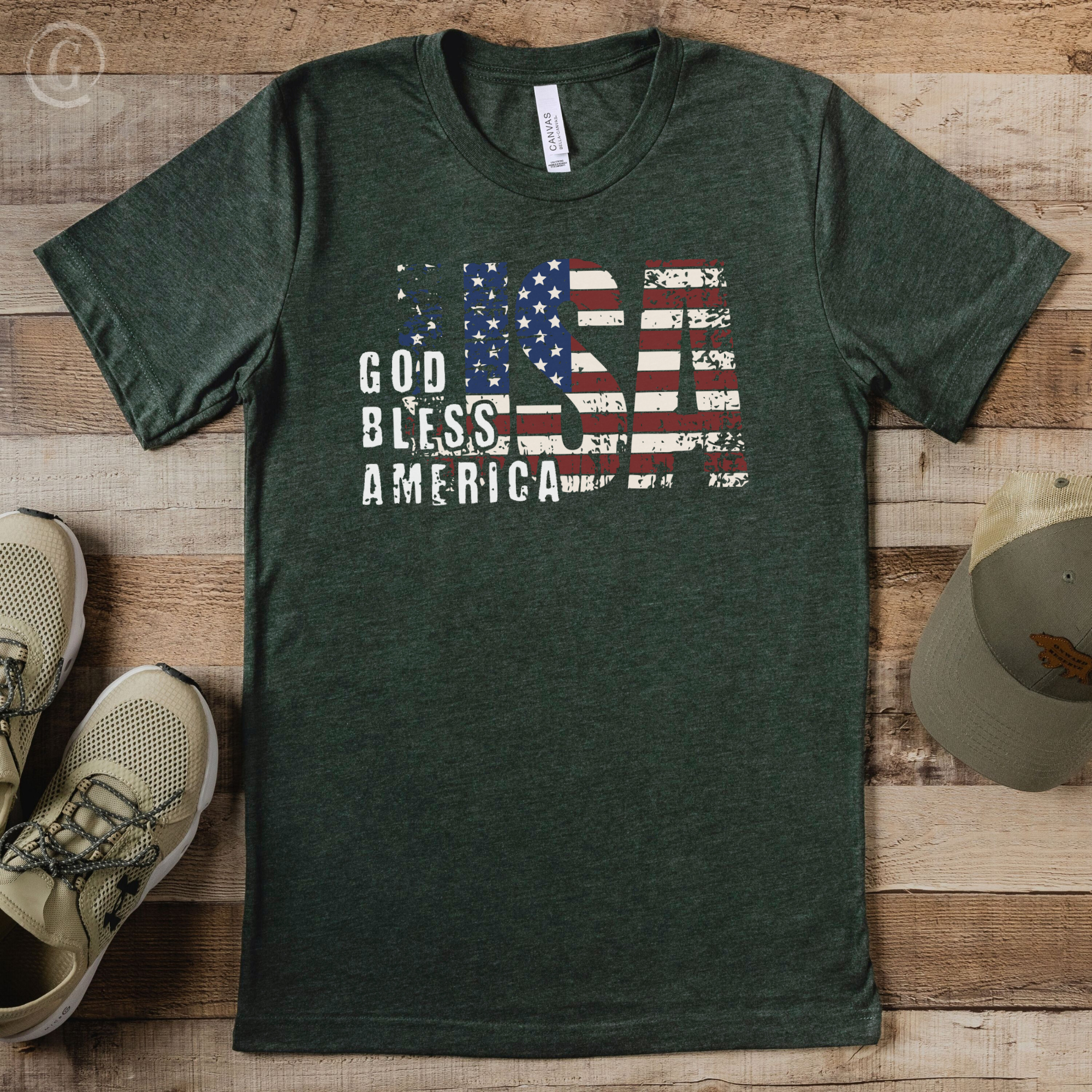 God Bless America Unisex Christian T-Shirt