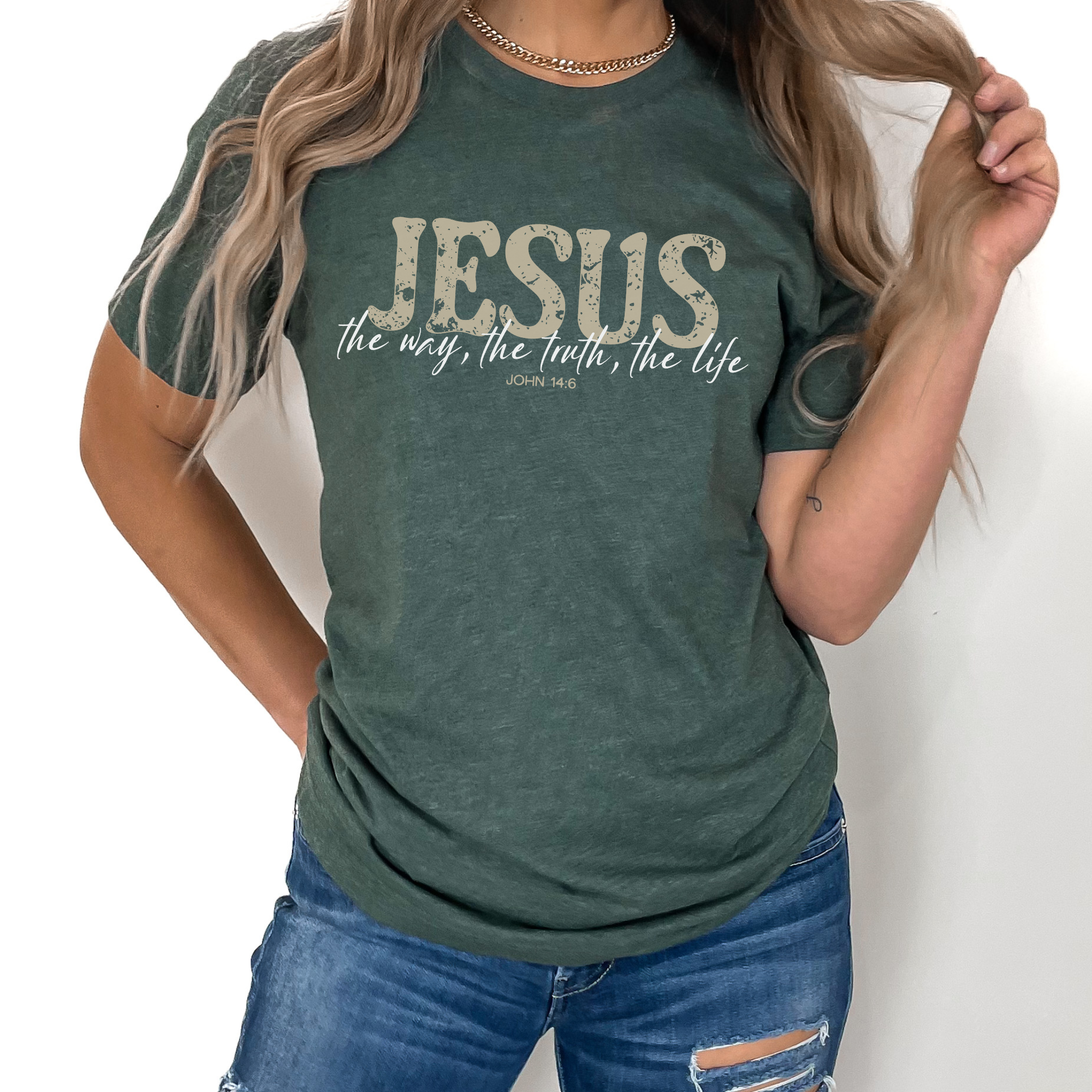 Jesus the Way, the Truth, the Life Unisex Christian T-Shirt