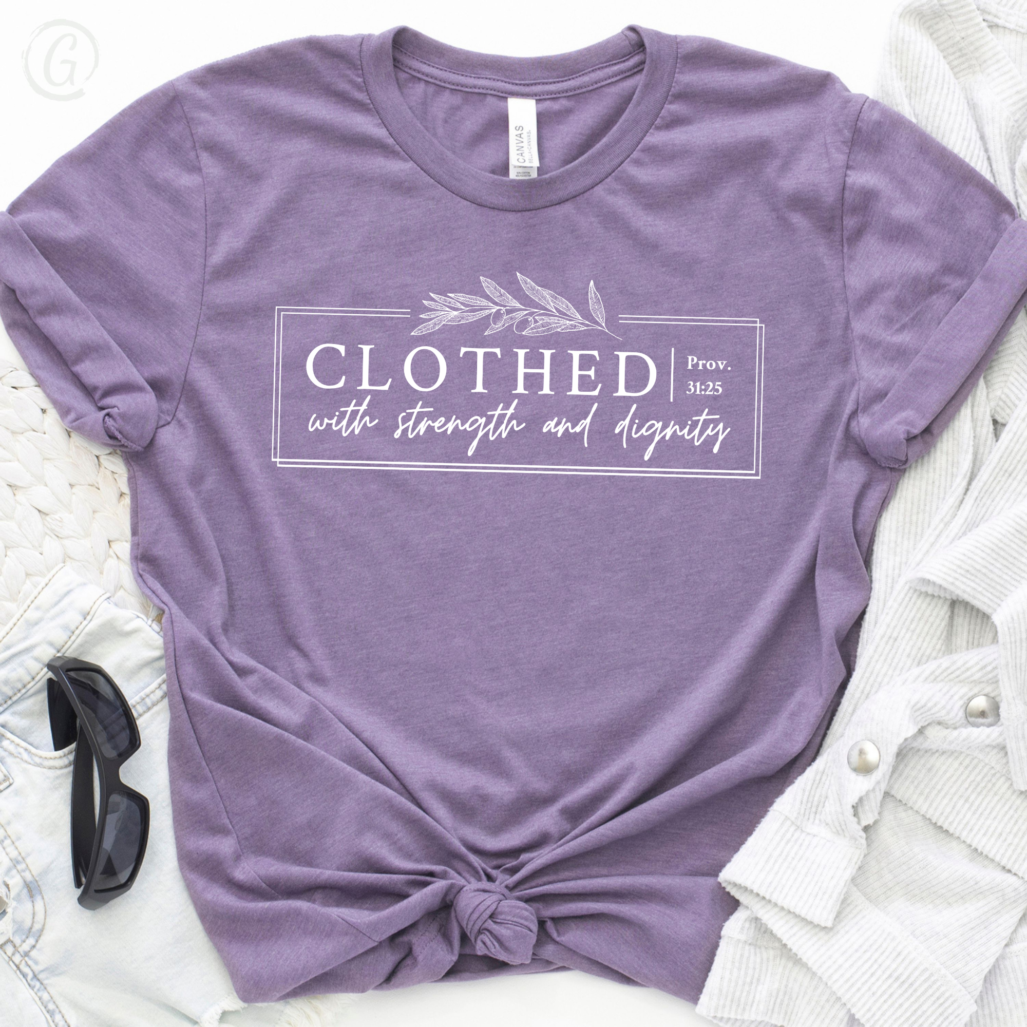 Clothed with Strength & Dignity Unisex Christian T-Shirt