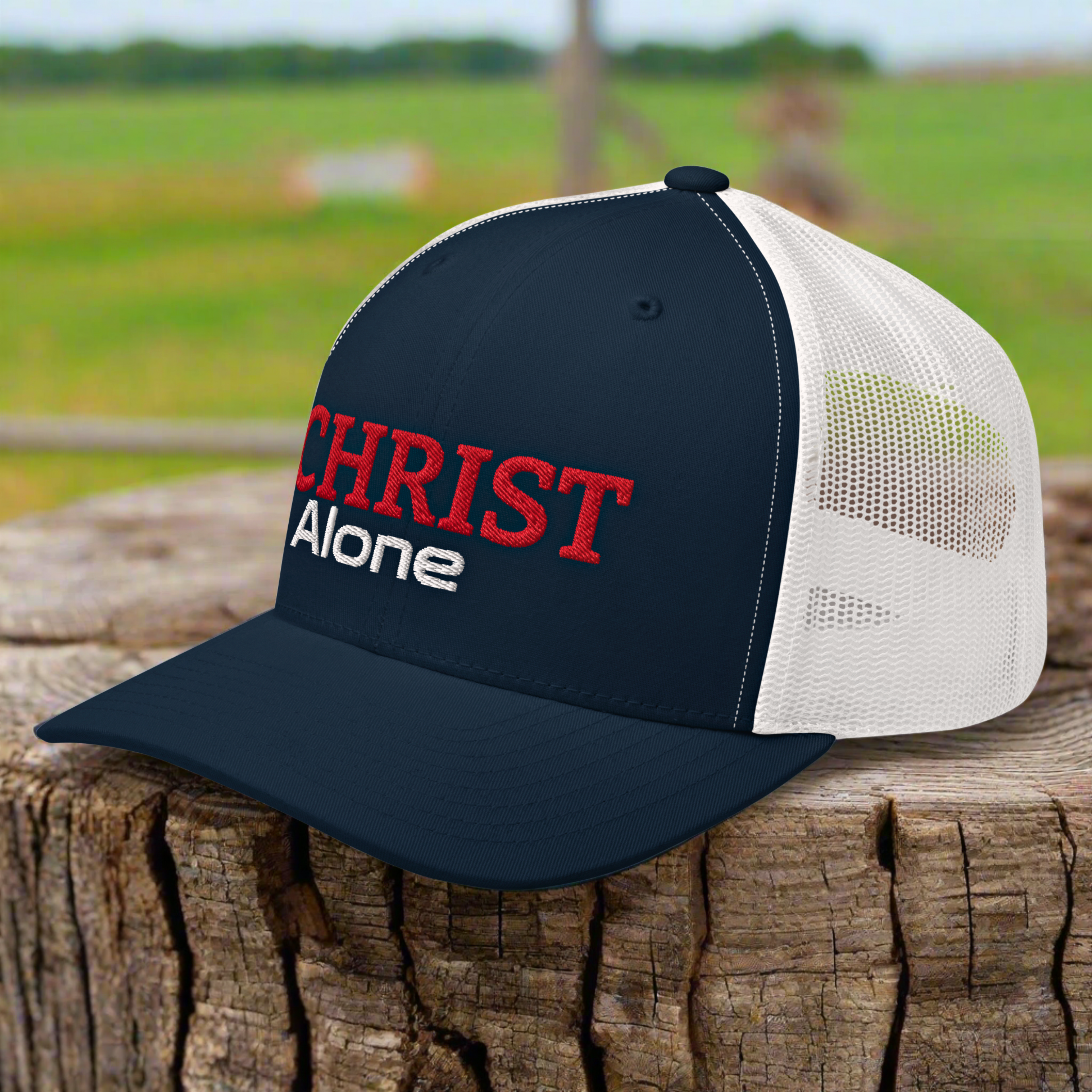 Christ Alone Trucker Hat