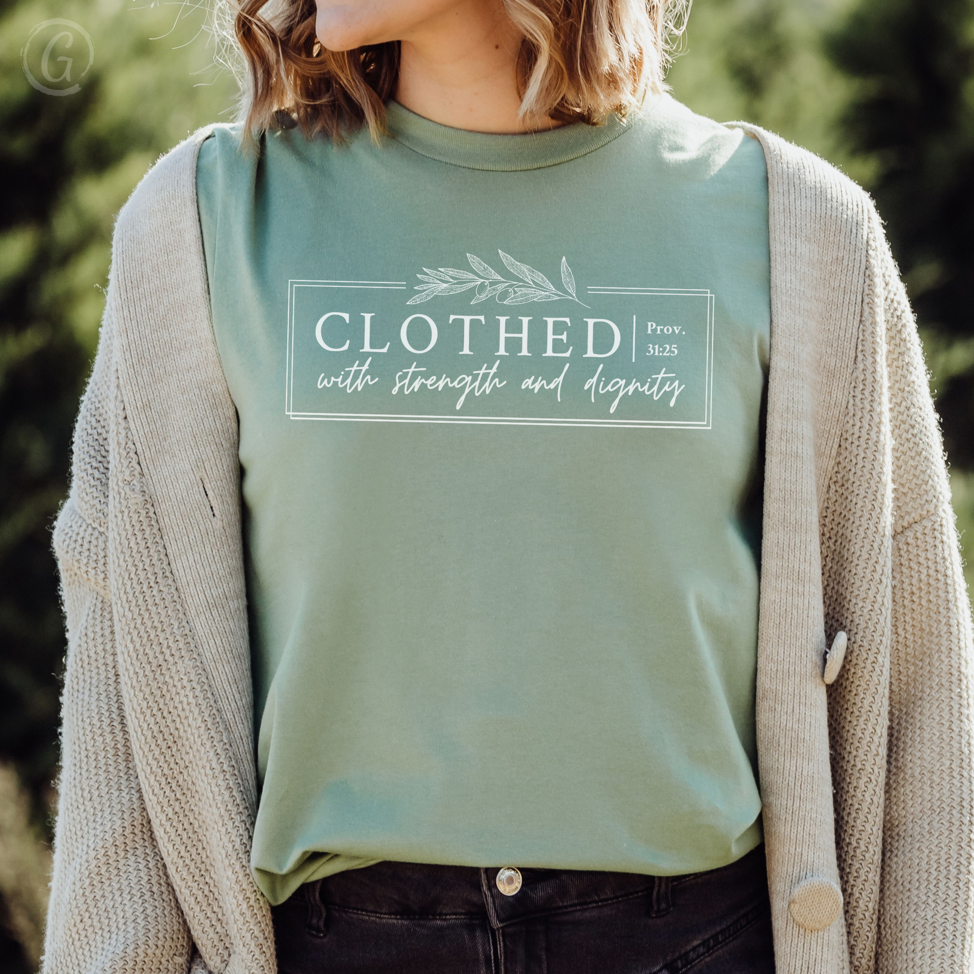 Clothed with Strength & Dignity Unisex Christian T-Shirt