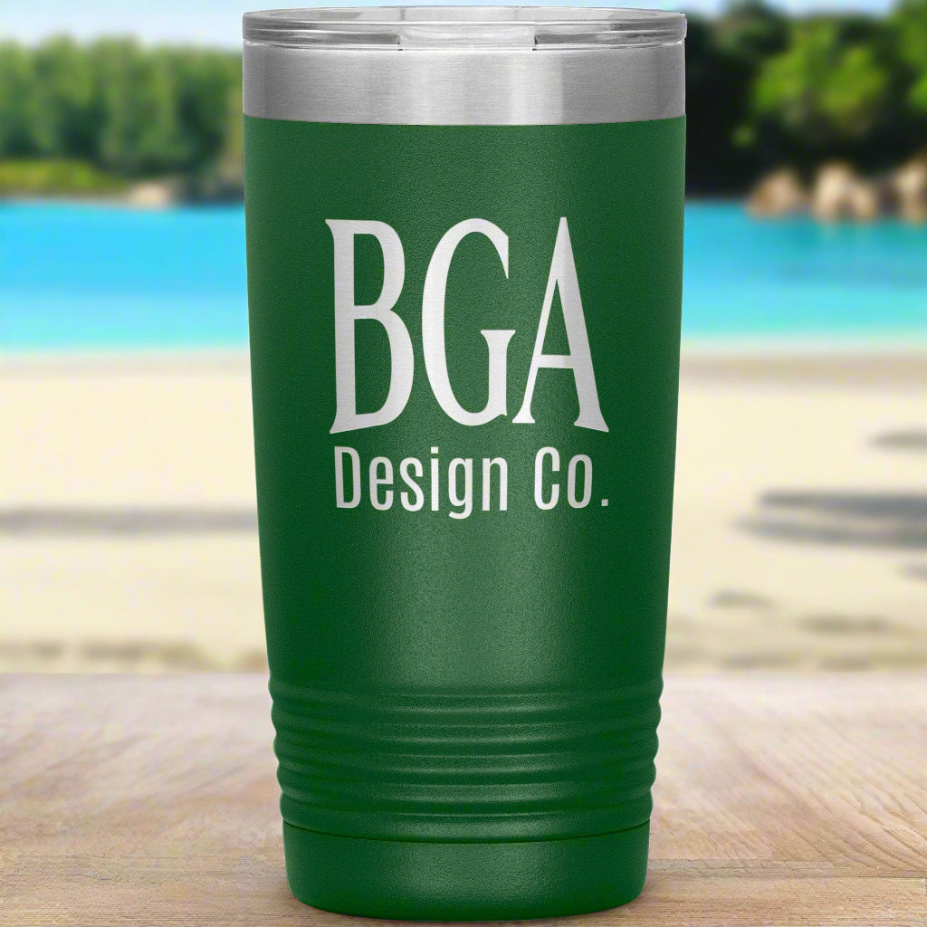 By Grace Alone Design Co. 20oz Tumbler Green