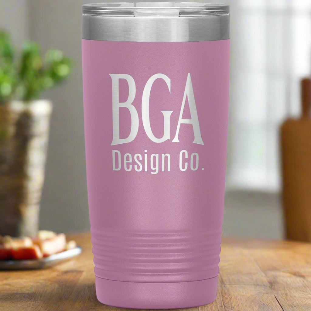 By Grace Alone Design Co. 20oz Tumbler Light Purple
