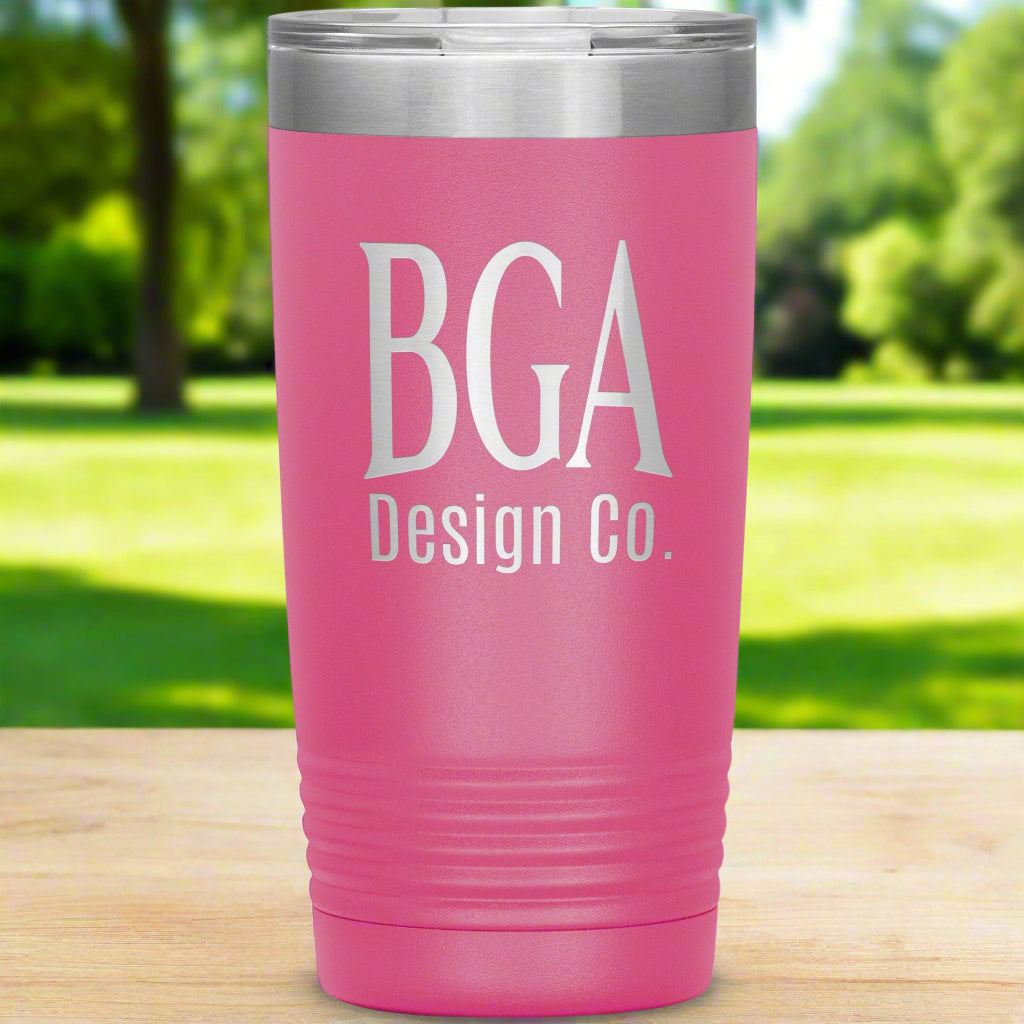 By Grace Alone Design Co. 20oz Tumbler Pink