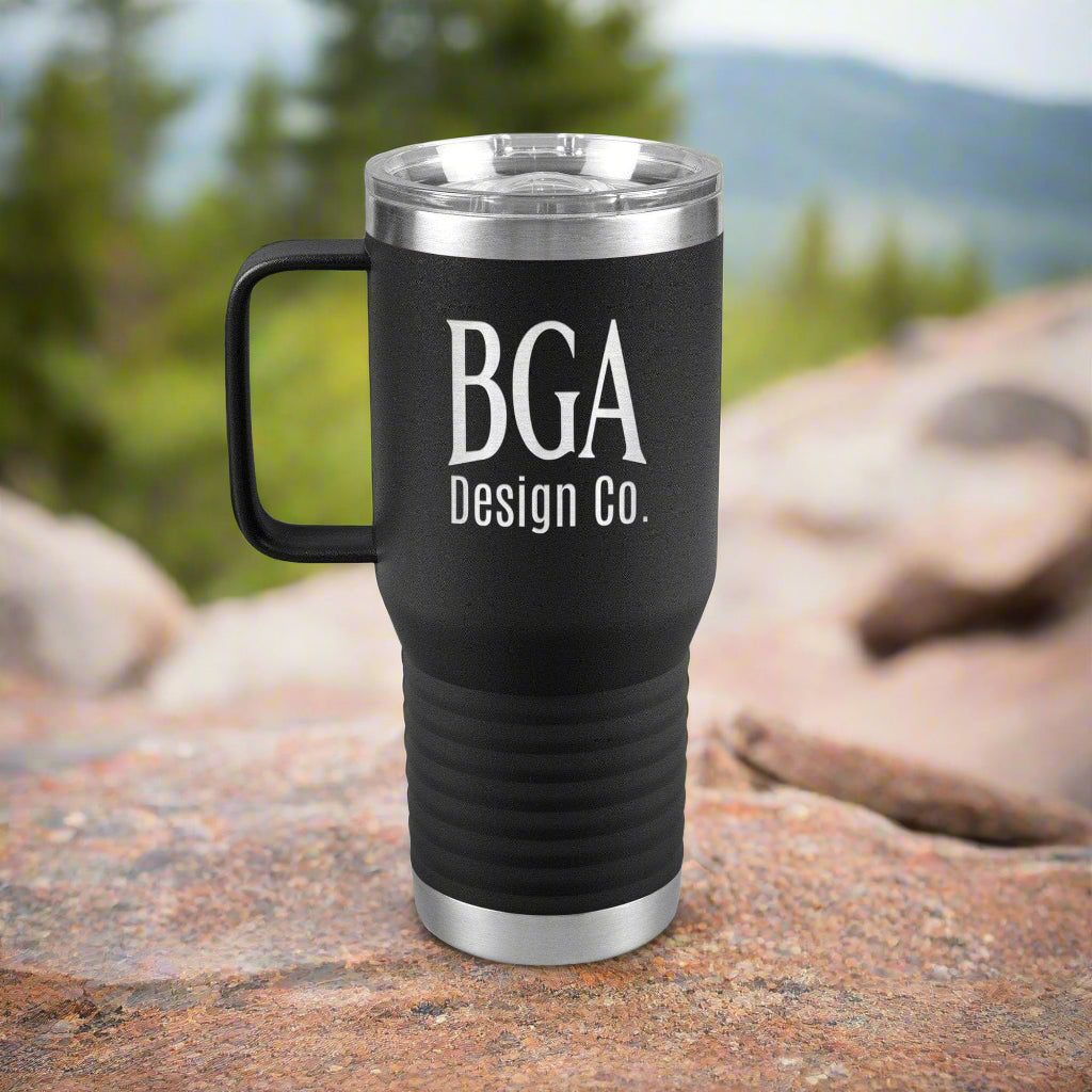 By Grace Alone Design Co. Logo 20oz Travel Tumbler