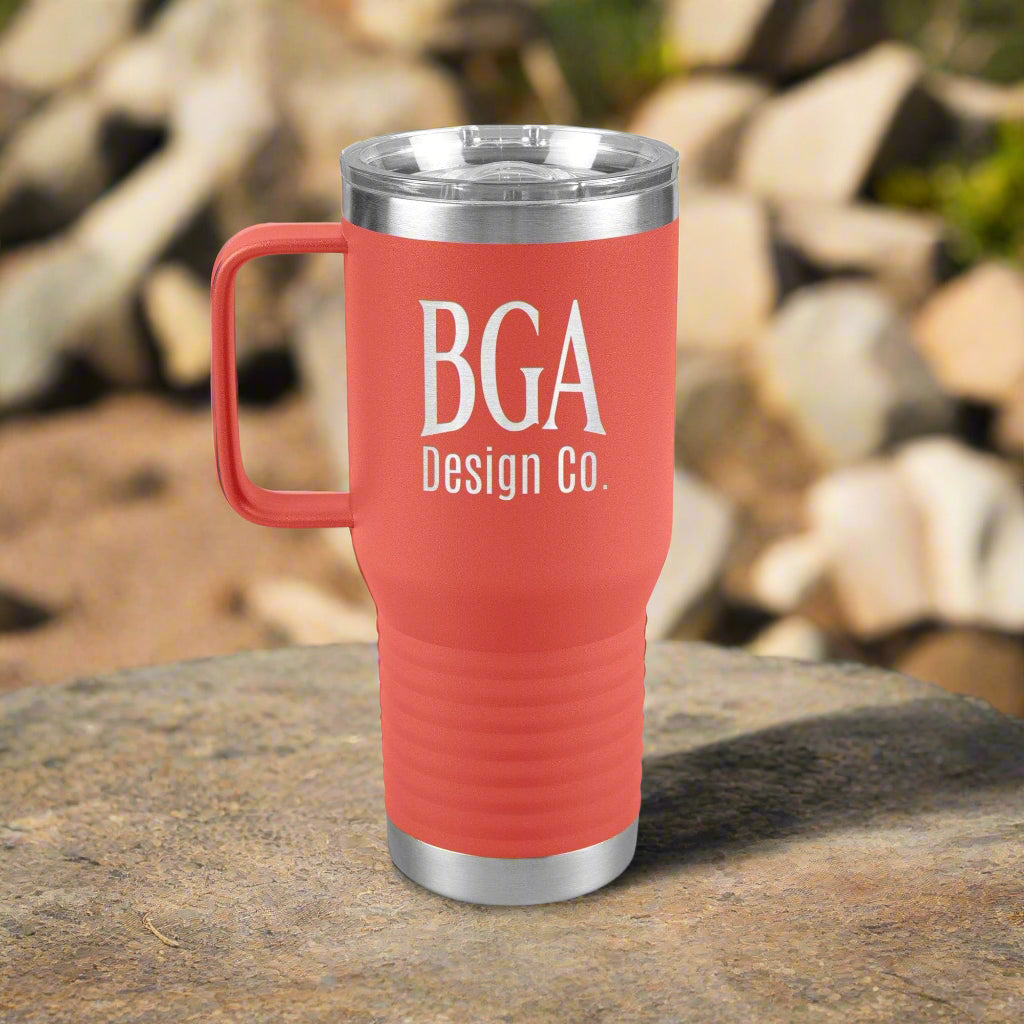 By Grace Alone Design Co. Logo 20oz Travel Tumbler