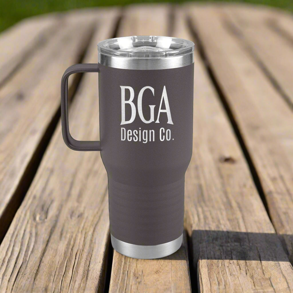 By Grace Alone Design Co. Logo 20oz Travel Tumbler