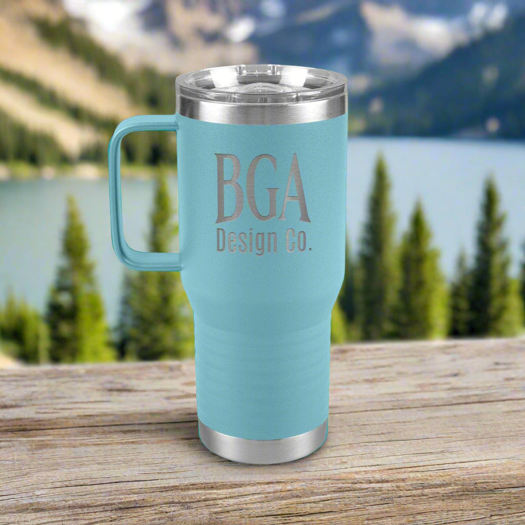 By Grace Alone Design Co. Logo 20oz Travel Tumbler