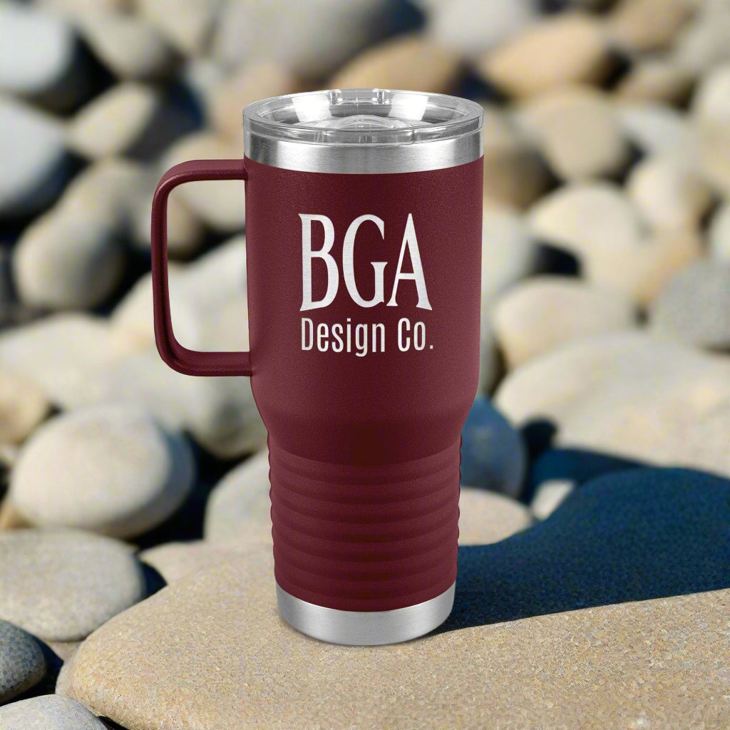 By Grace Alone Design Co. Logo 20oz Travel Tumbler