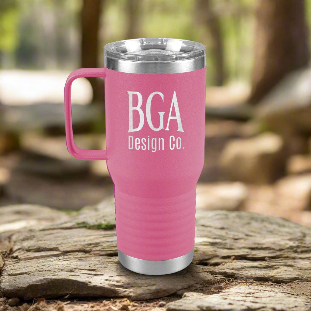 By Grace Alone Design Co. Logo 20oz Travel Tumbler