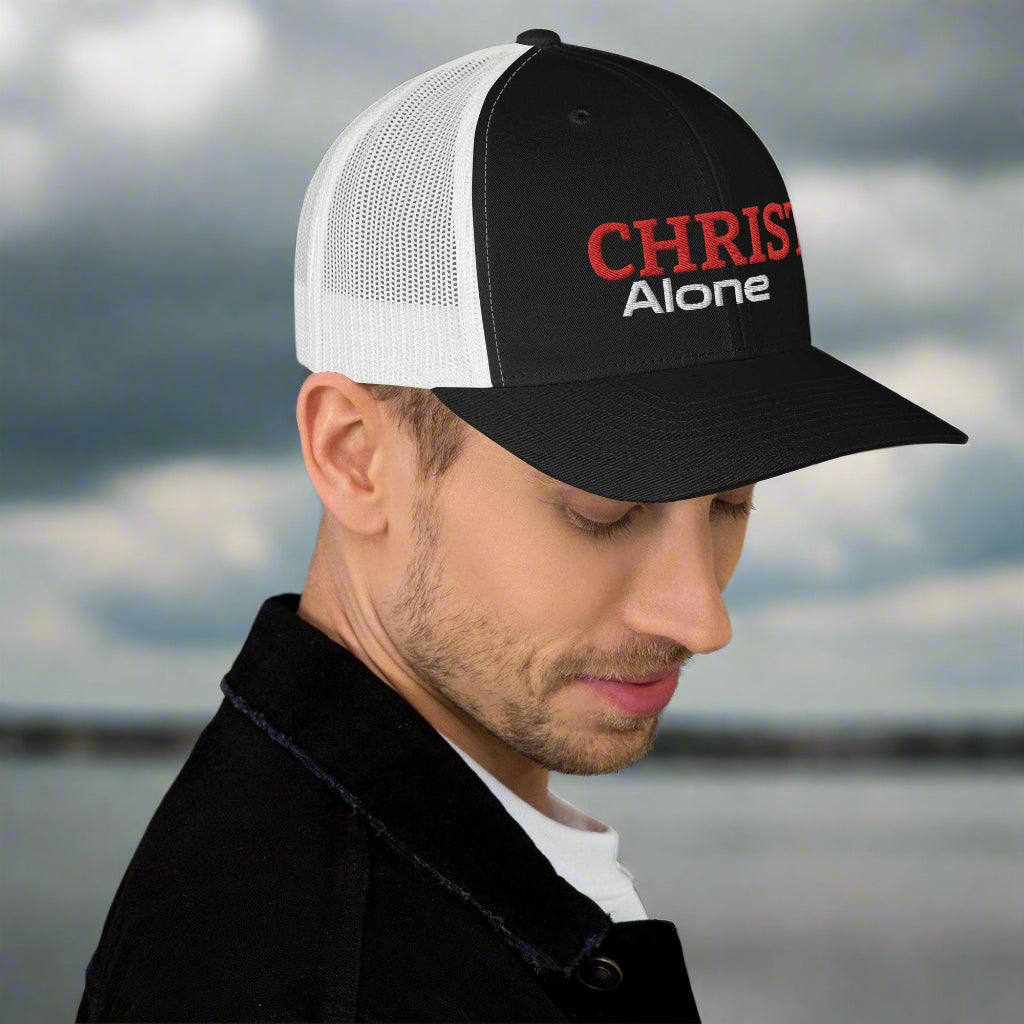 Christ Alone Trucker Hat