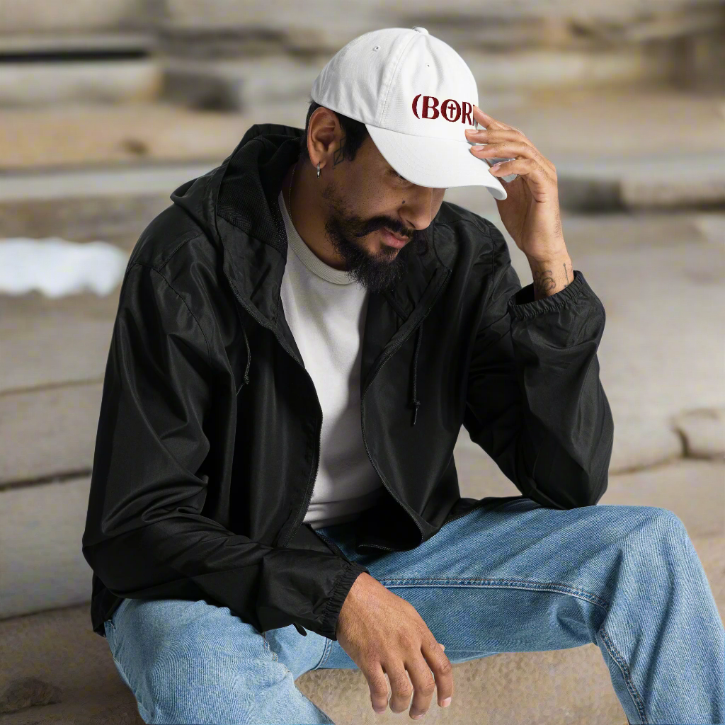 (BORN)² Puffed Christian Dad Hat