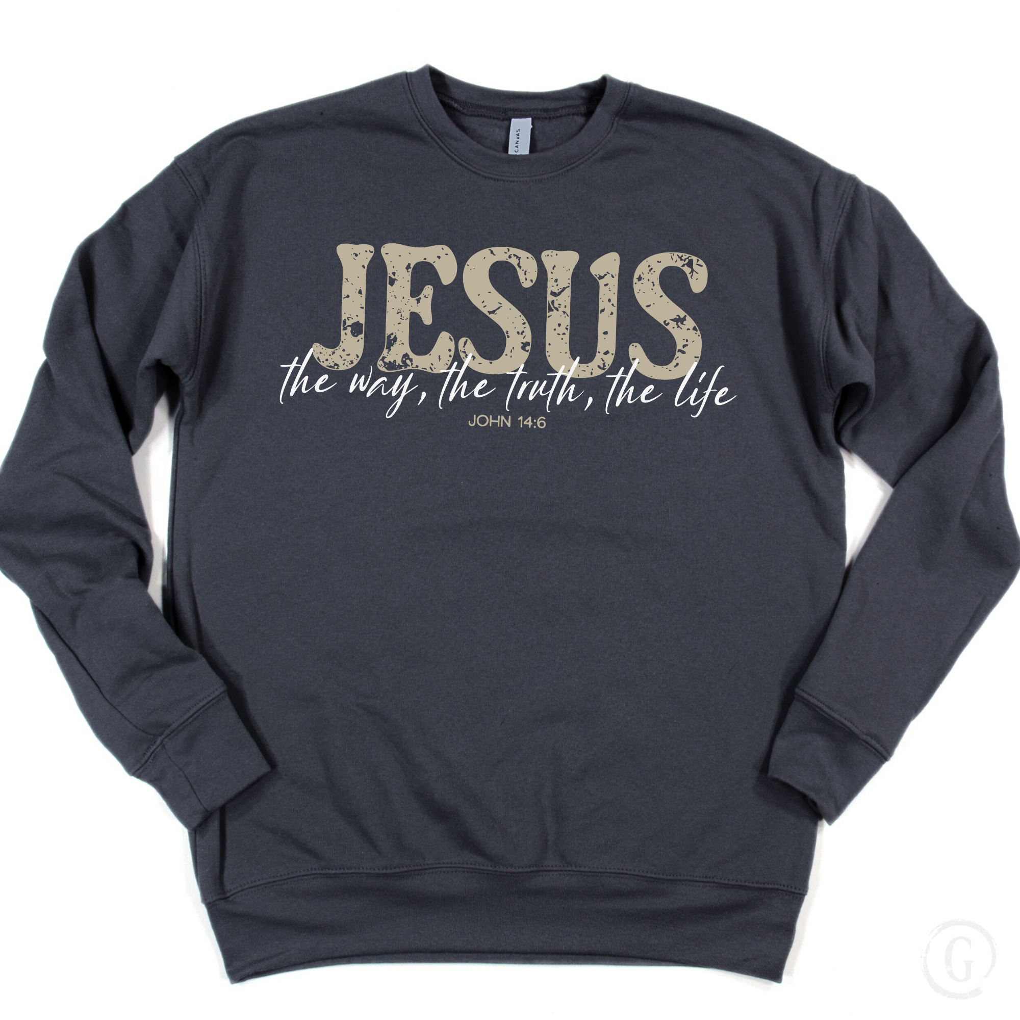 Jesus the Way, the Truth, the Life Unisex Premium Christian Sweatshirt