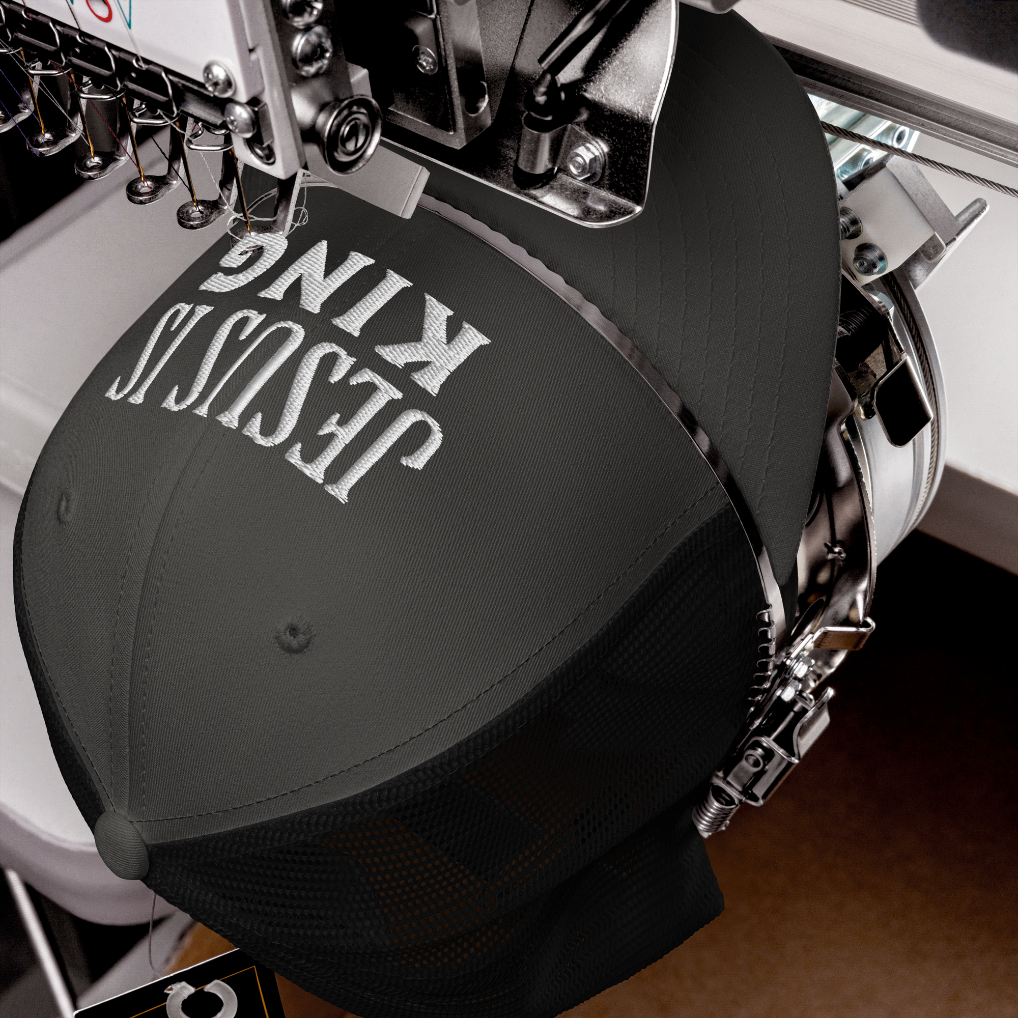 Jesus Is King Christian Trucker Hat