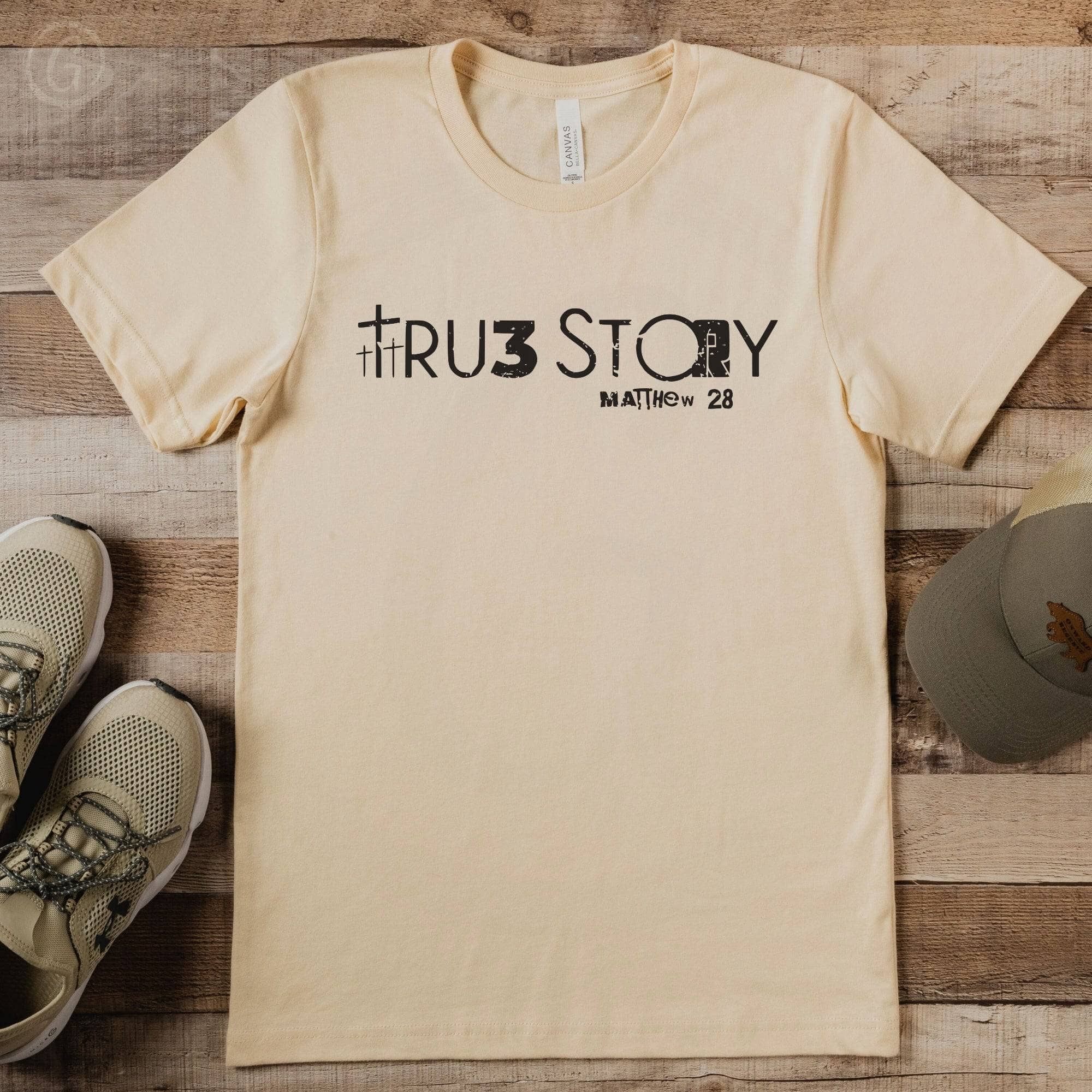 True Story Matthew 28 Unisex T-Shirt Classics Soft Cream
