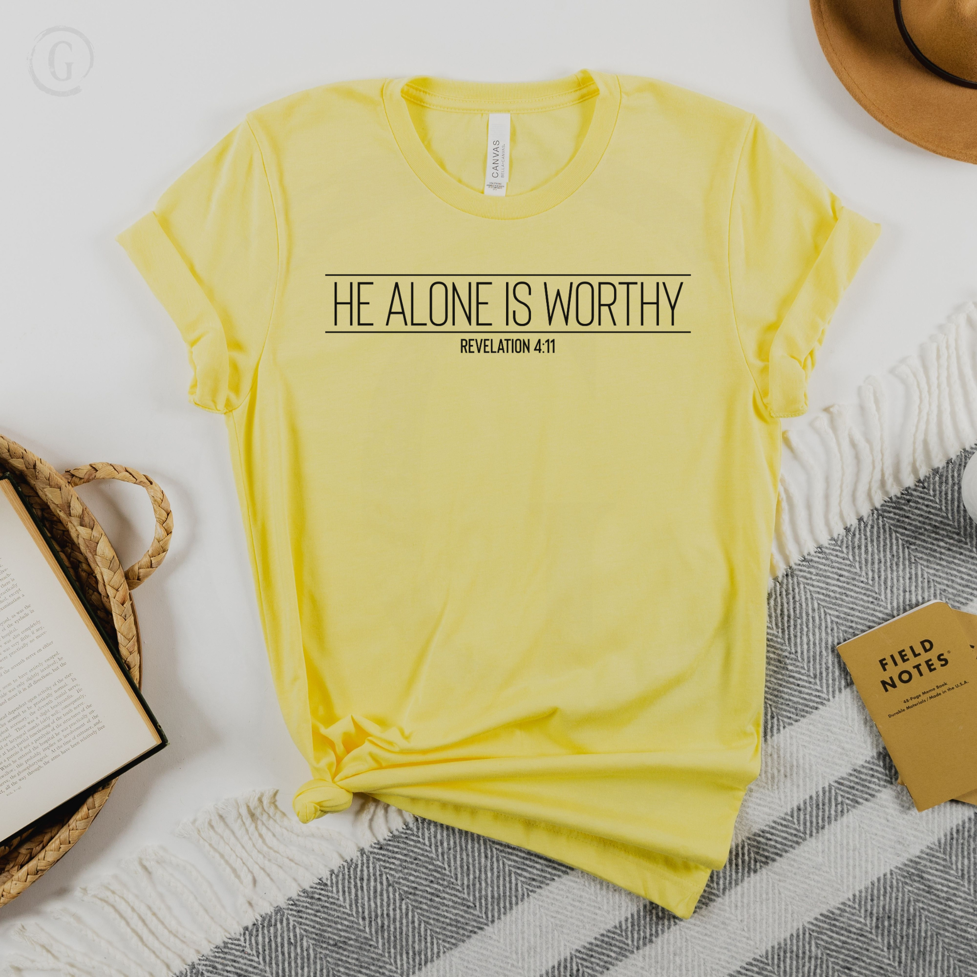 He Alone Is Worthy Revelation 4:11 Unisex T-Shirt