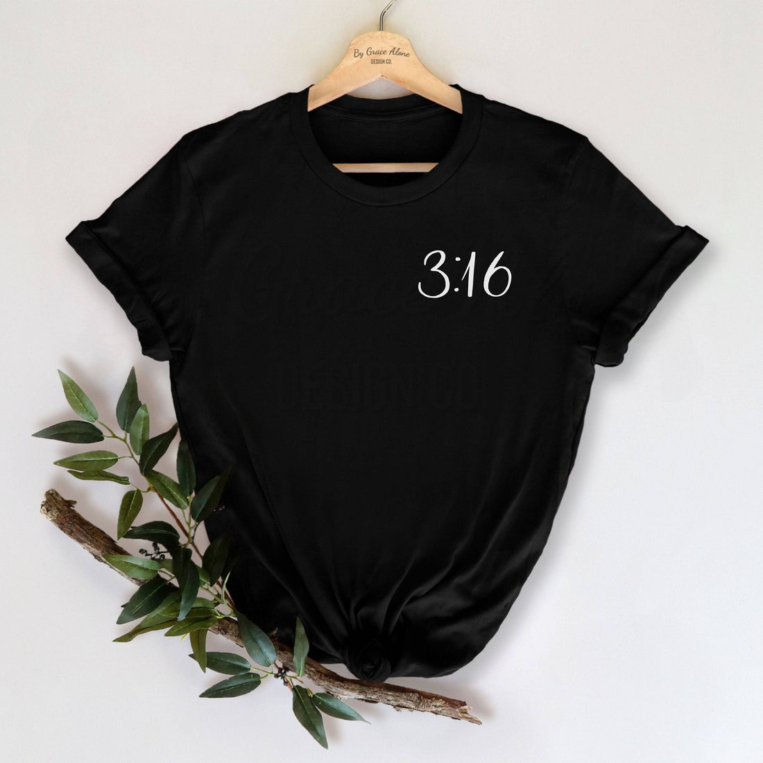 3:16 Unisex T-Shirt Classics Black