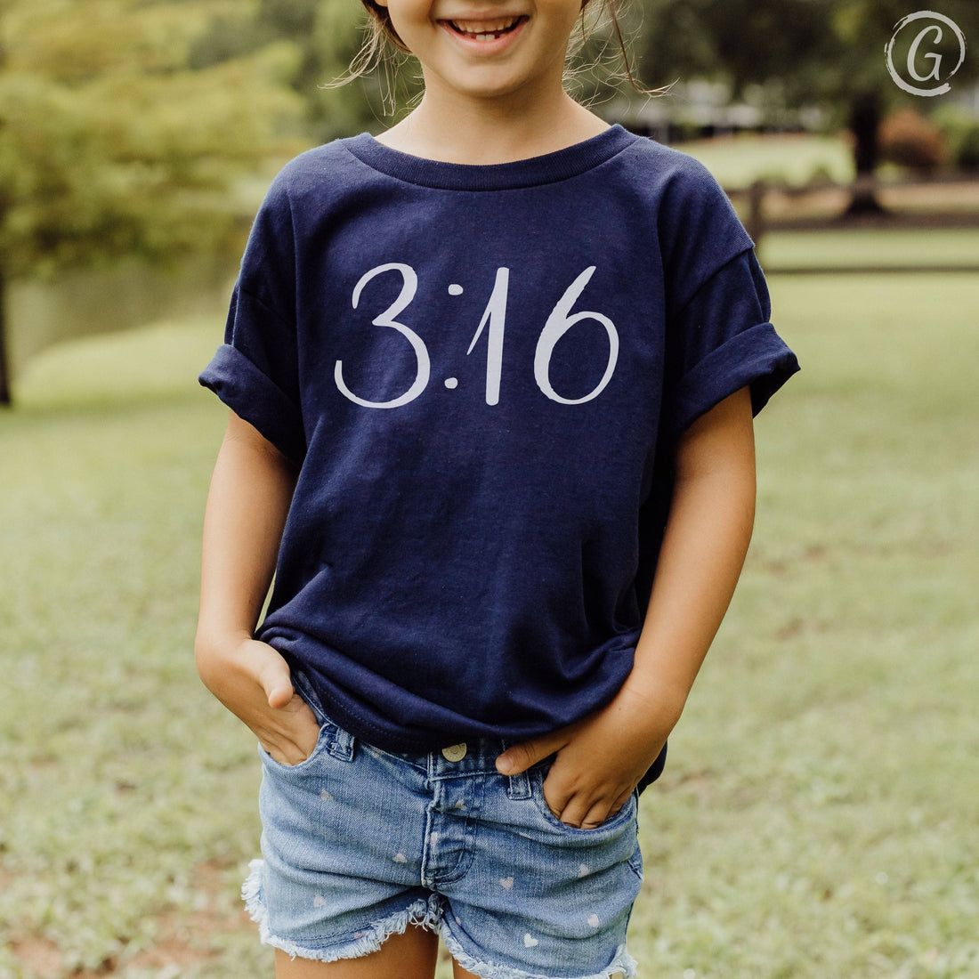 3:16 Youth T-Shirt New Navy