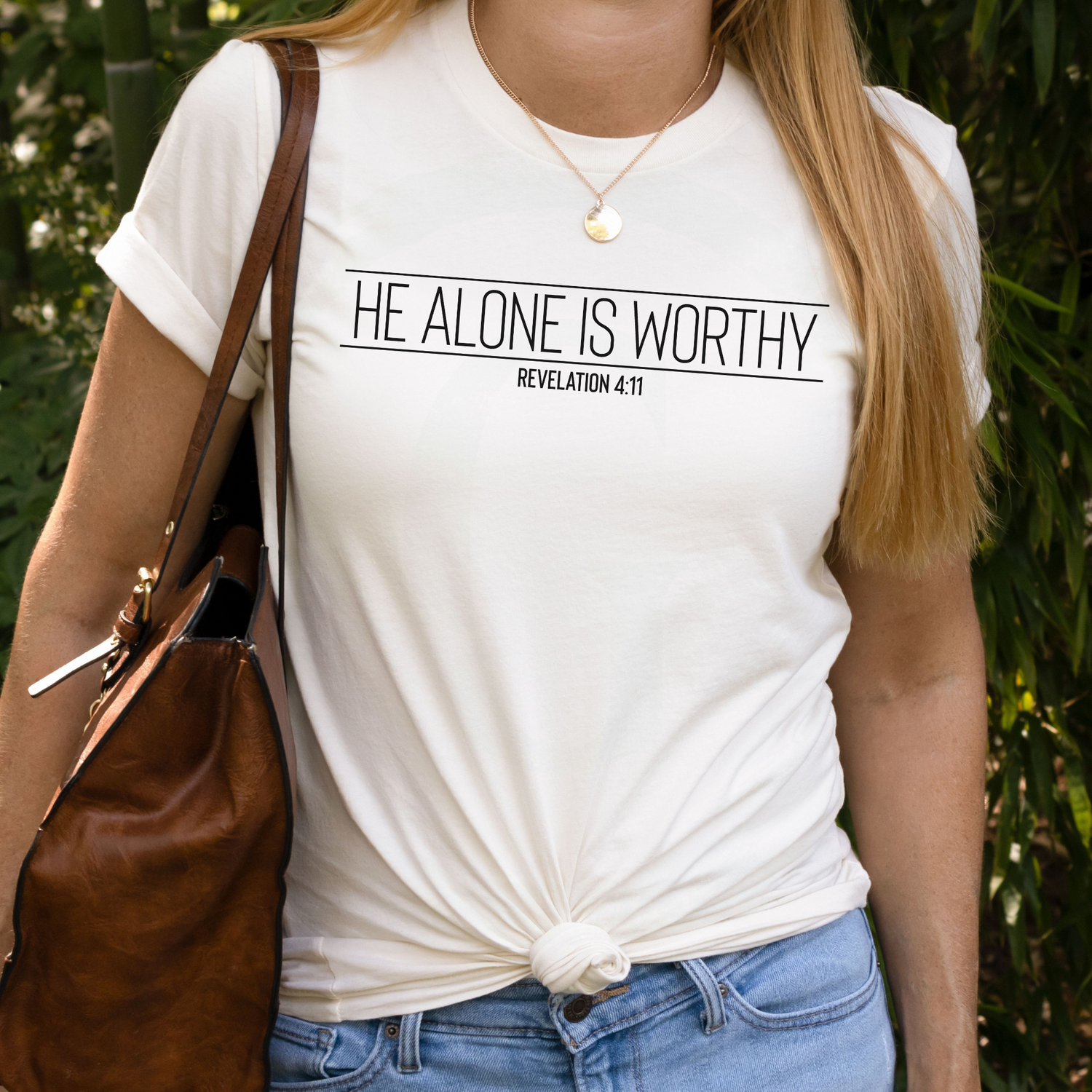 He Alone Is Worthy Revelation 4:11 Unisex T-Shirt