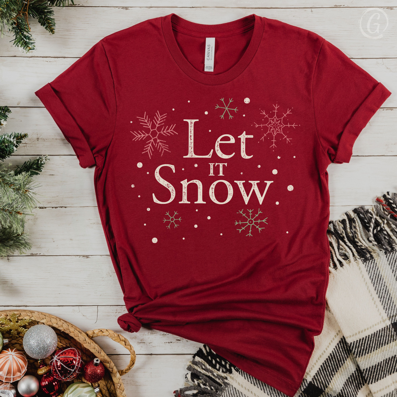 Let It Snow Unisex Christian T-Shirt