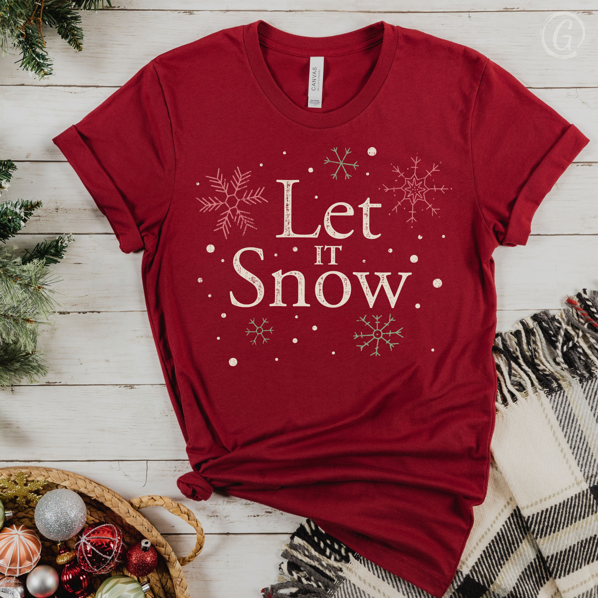 Let It Snow Unisex Christian T-Shirt