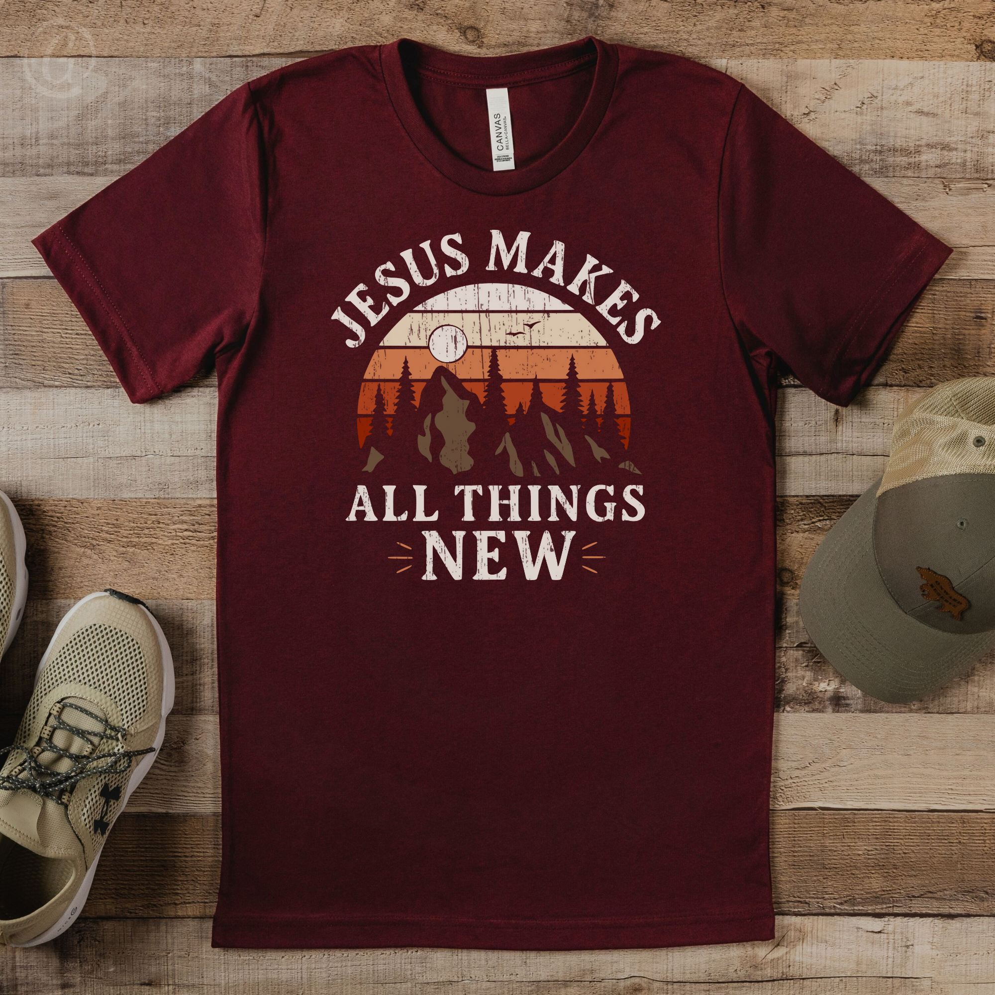 Jesus Makes All Things New Unisex Christian T-Shirt