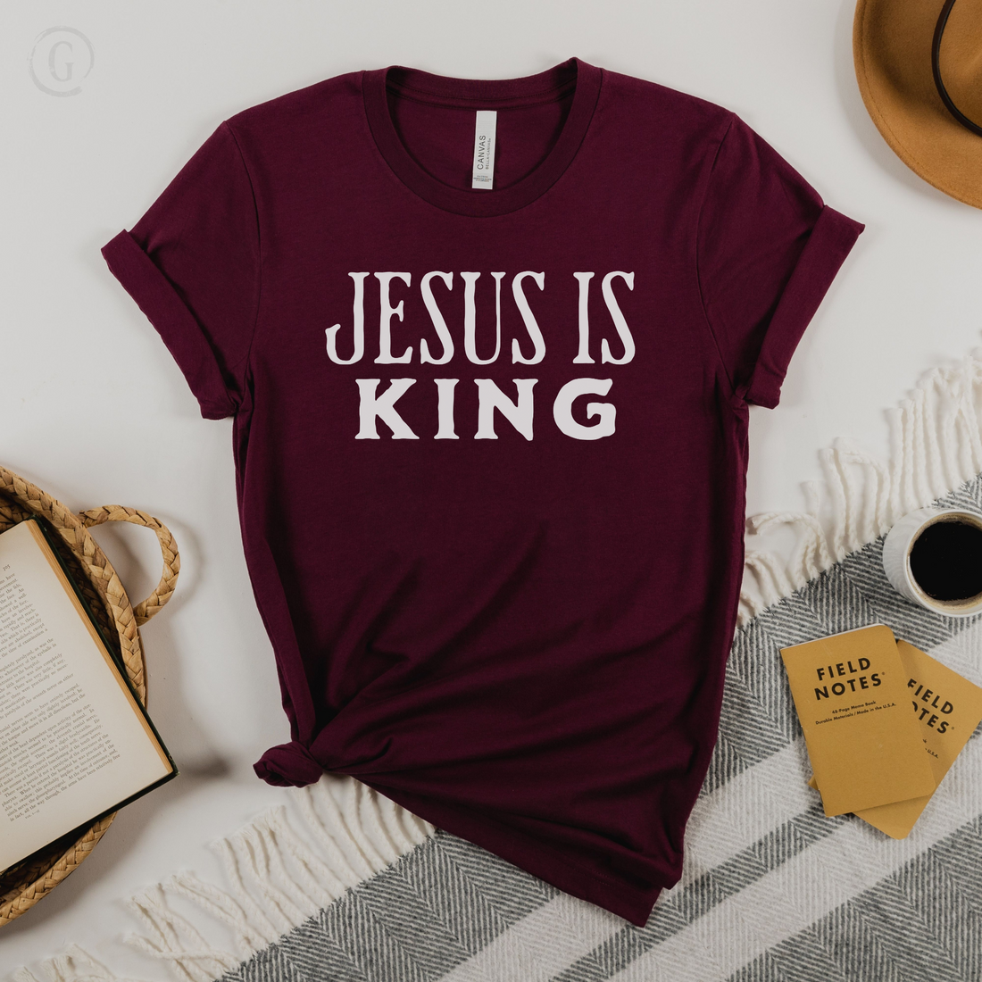 Jesus Is King Unisex Christian T-Shirt