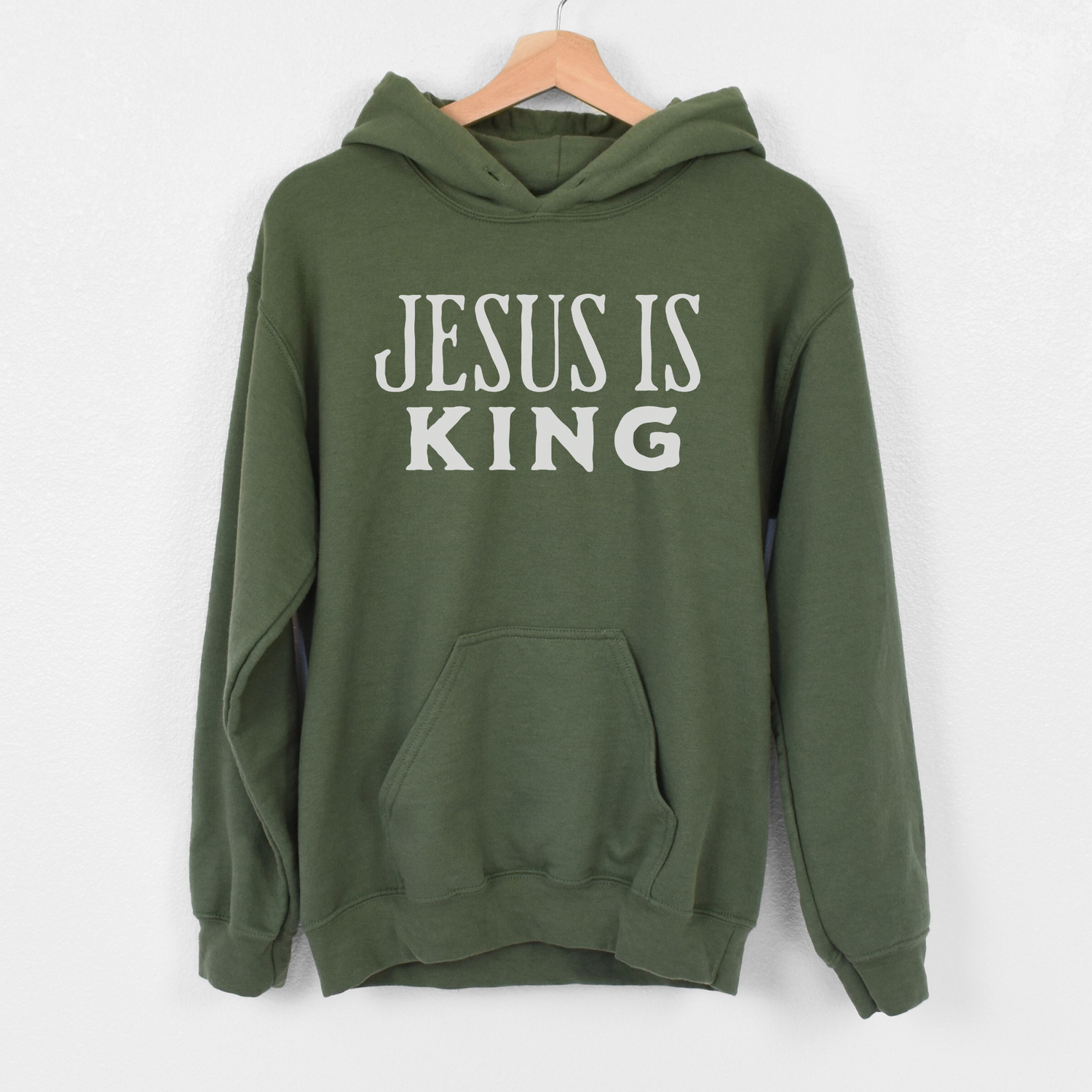 Jesus Is King Unisex Christian Hoodie