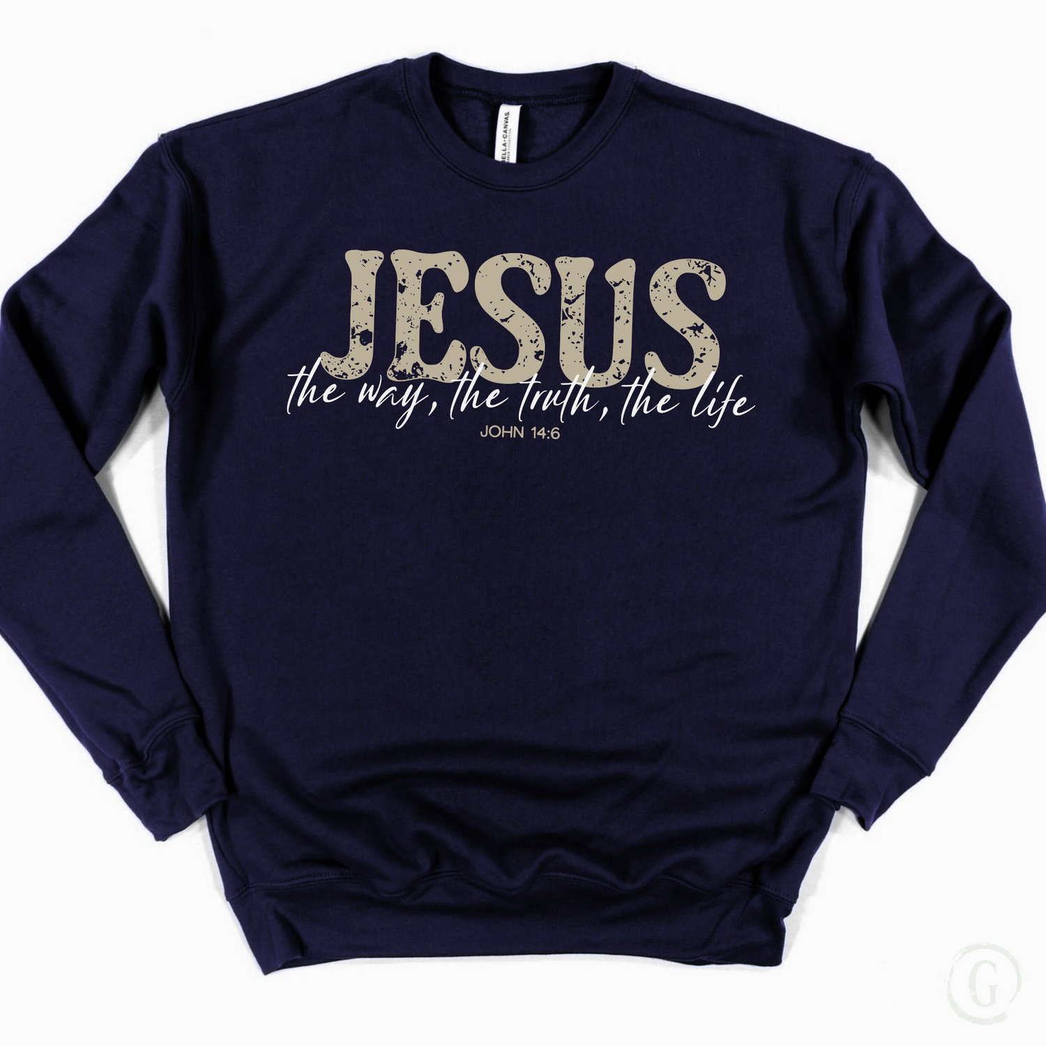 Jesus the Way, the Truth, the Life Unisex Premium Christian Sweatshirt
