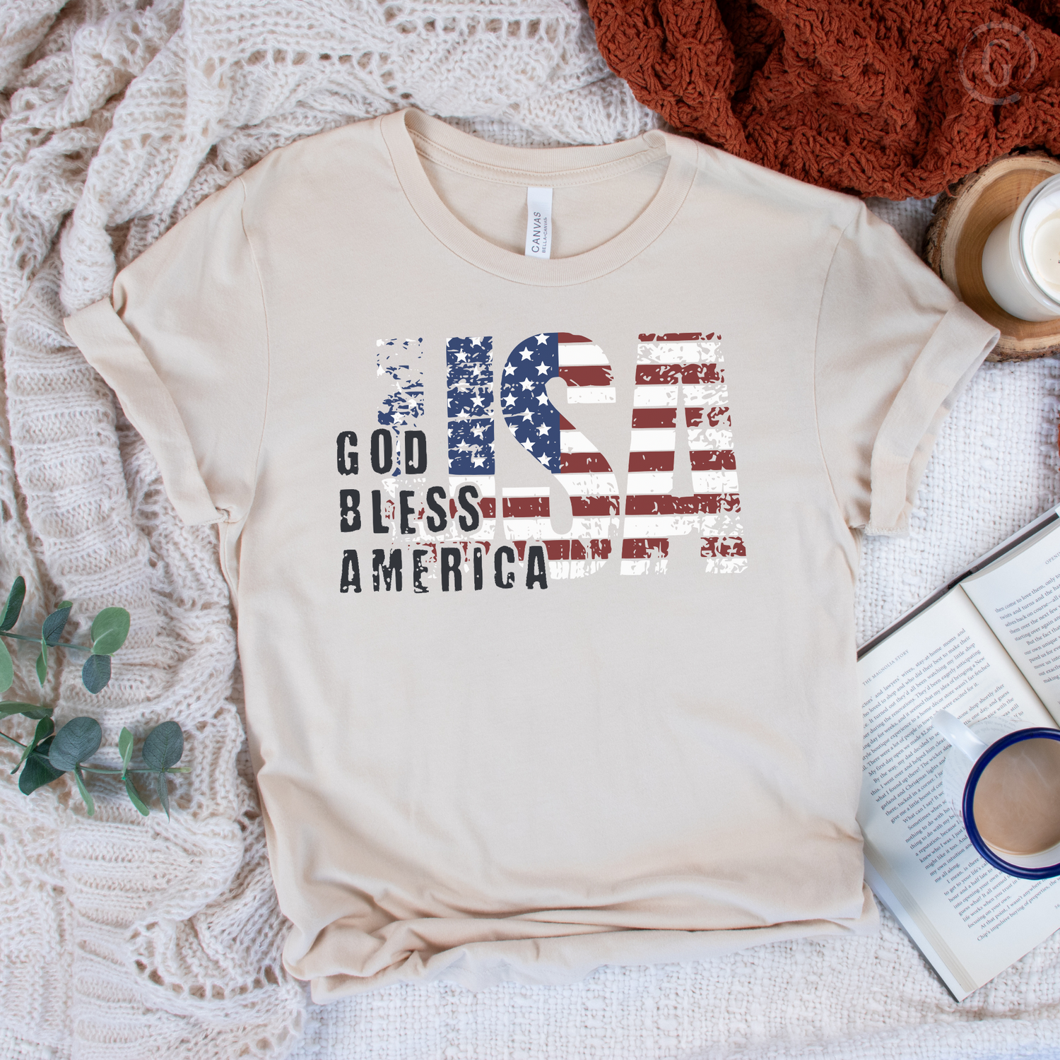 God Bless America Unisex Christian T-Shirt