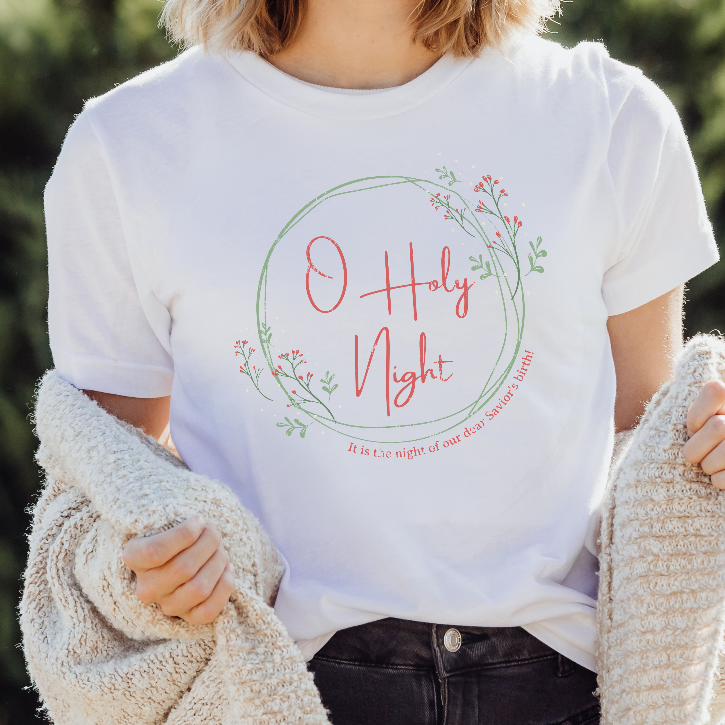 O Holy Night Unisex Christian T-Shirt