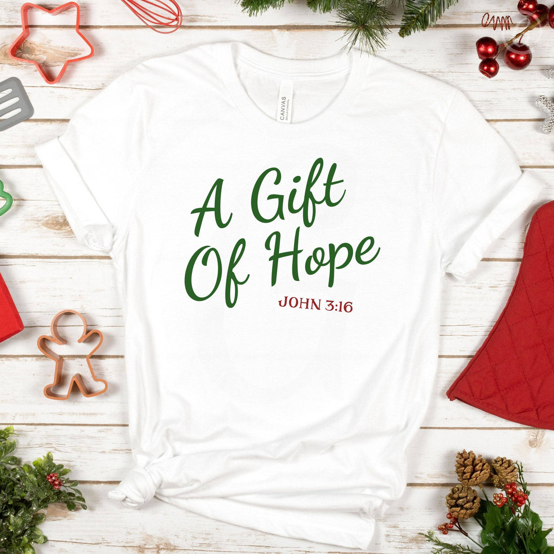 A Gift Of Hope Unisex T-Shirt Classics White