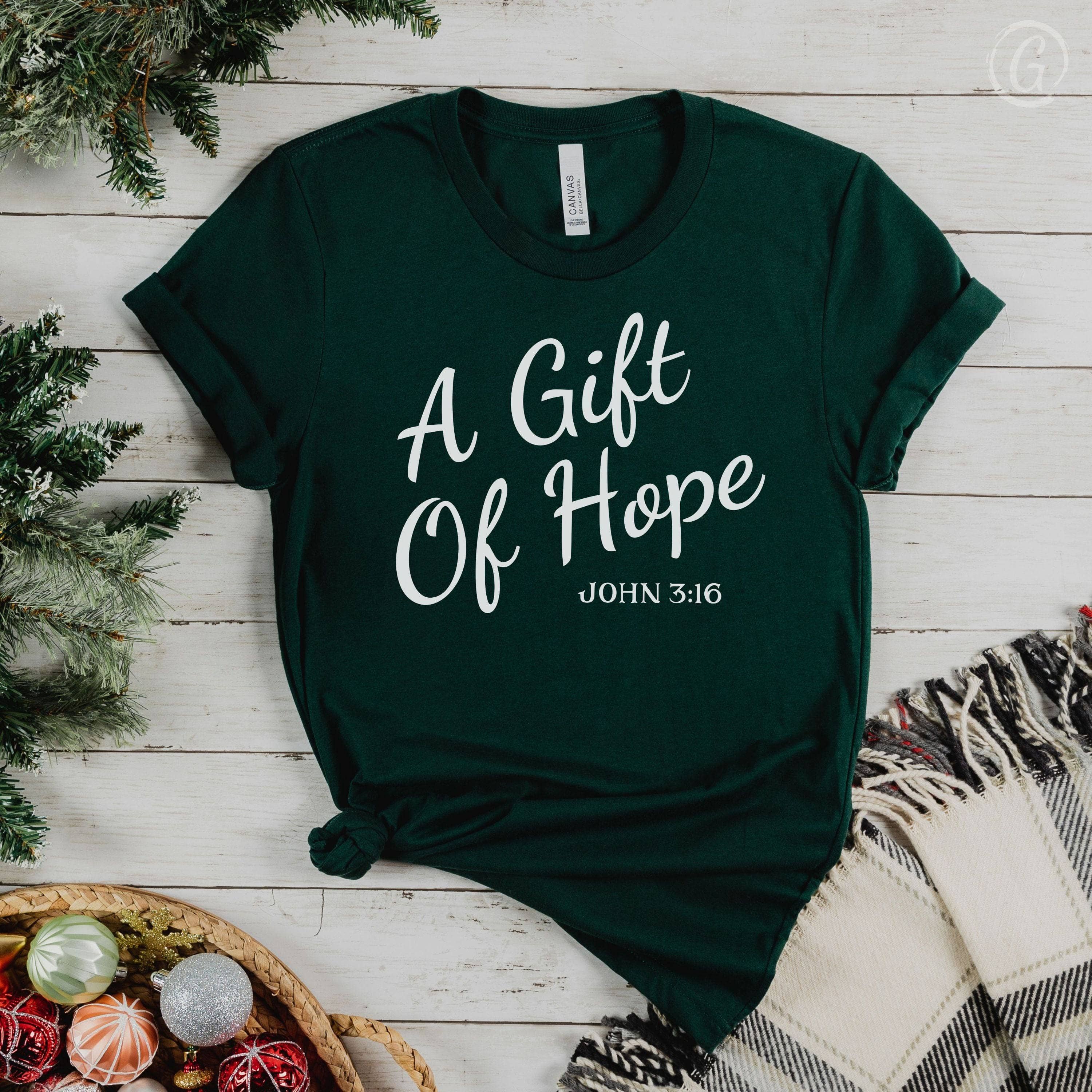 A Gift Of Hope Unisex T-Shirt Heathers Emerald Heather