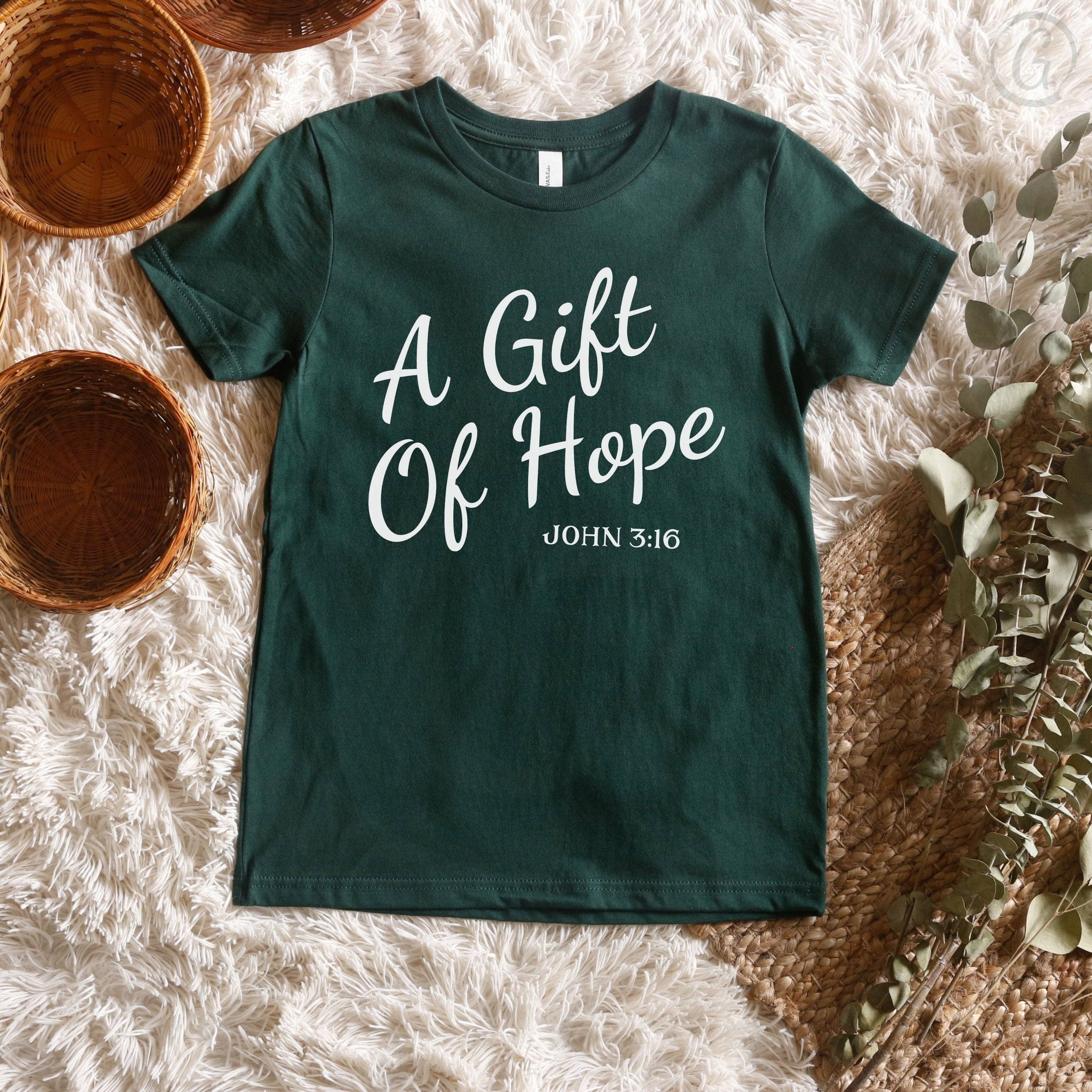 A Gift Of Hope Youth T-Shirt Forest