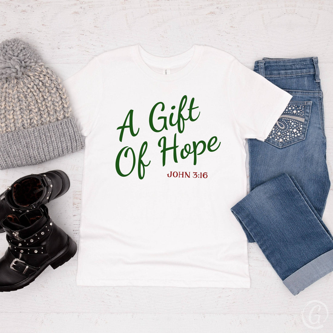 A Gift Of Hope Youth T-Shirt White