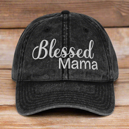 Blessed Mama Vintage Christian Dad Hat