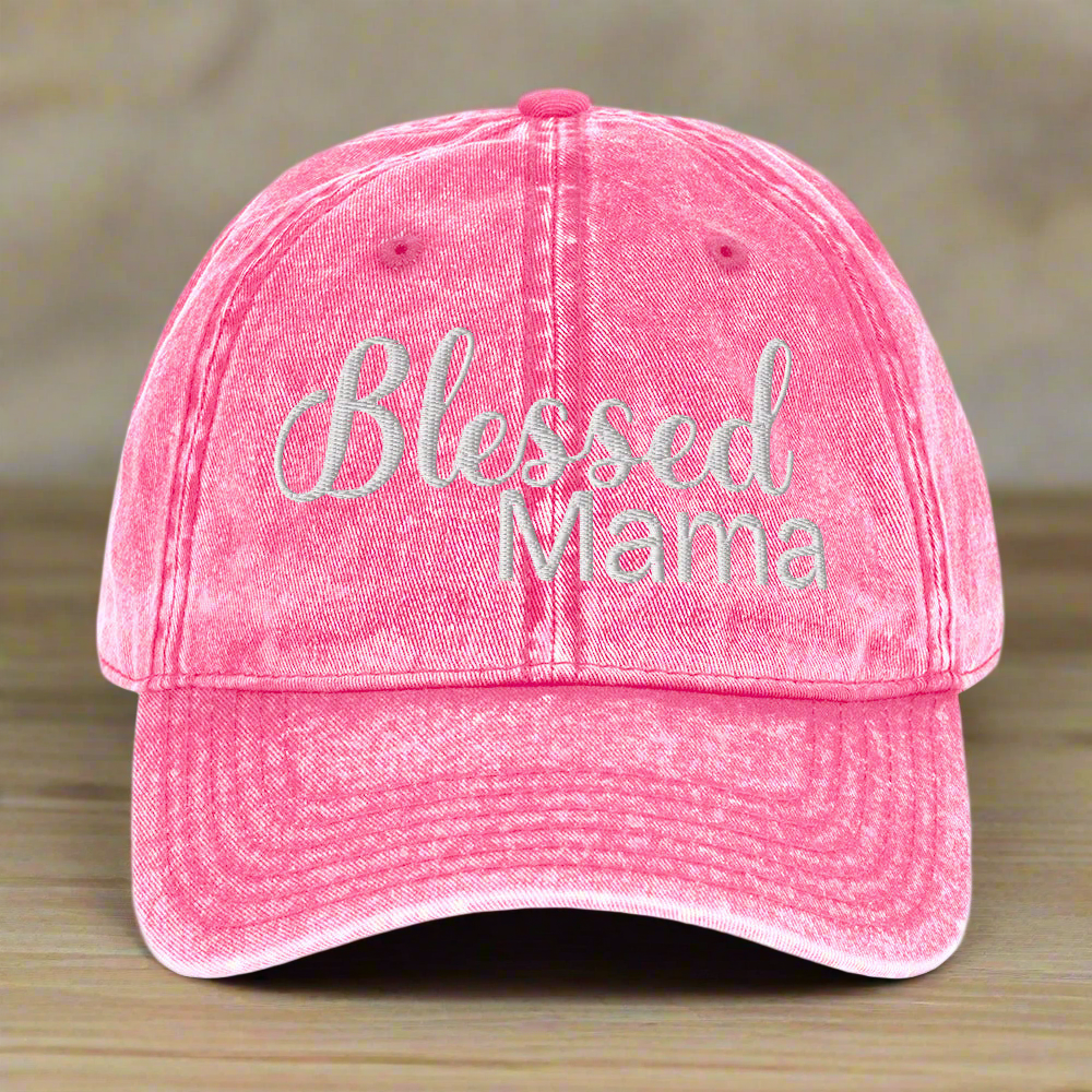 Blessed Mama Vintage Christian Dad Hat