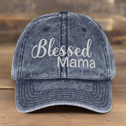 Blessed Mama Vintage Christian Dad Hat
