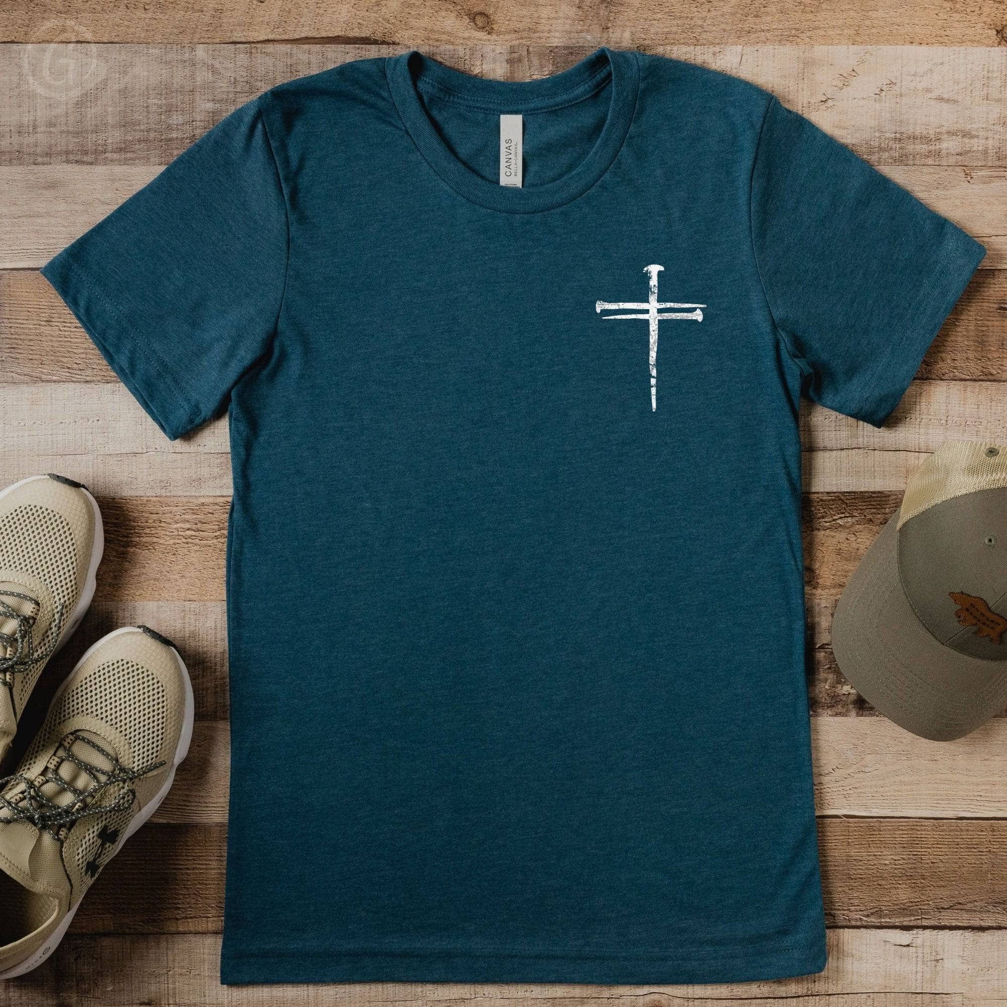 Cross Of Nails Unisex T-Shirt Heathers Heather Deep Teal