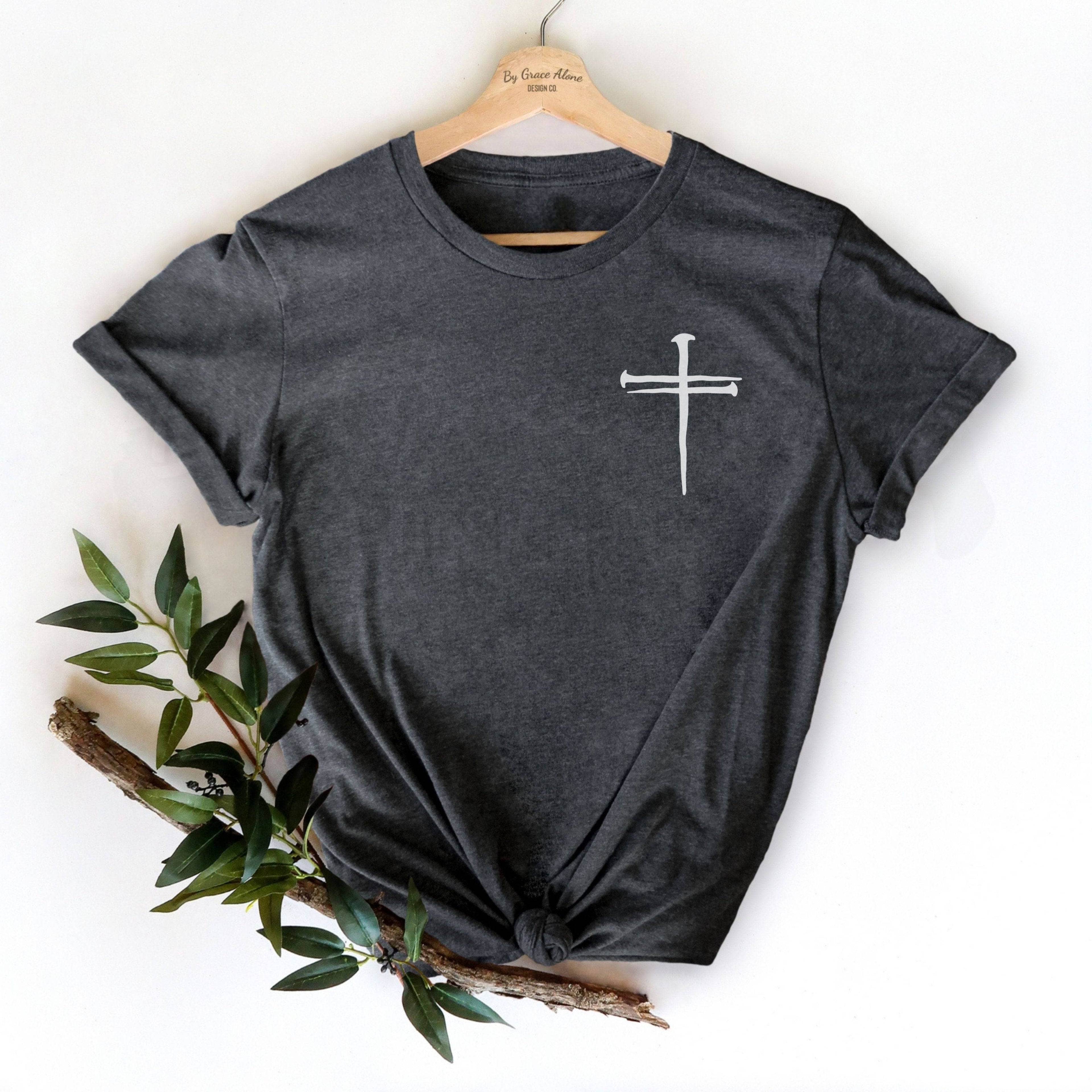 Cross Of Nails Unisex T-Shirt Heathers Dark Grey Heather