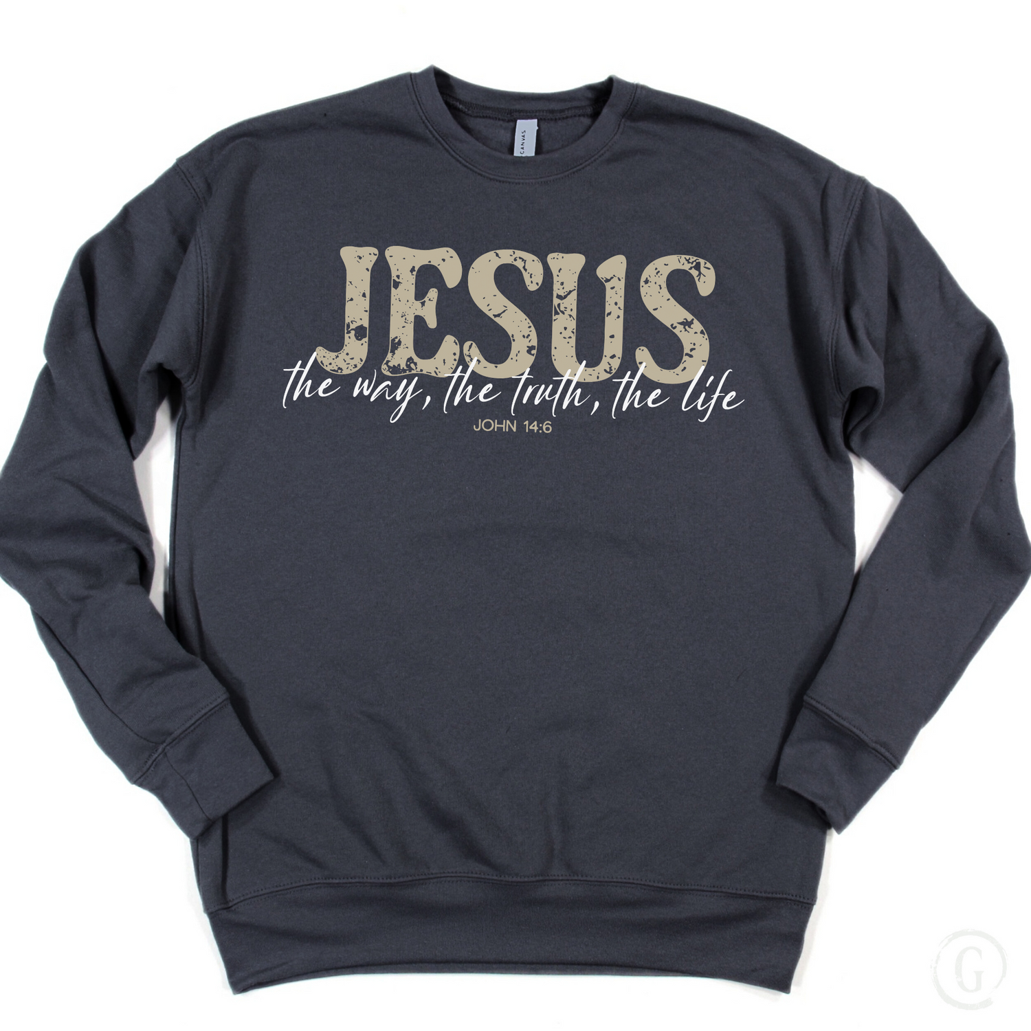 Jesus the Way, the Truth, the Life Unisex Premium Christian Sweatshirt