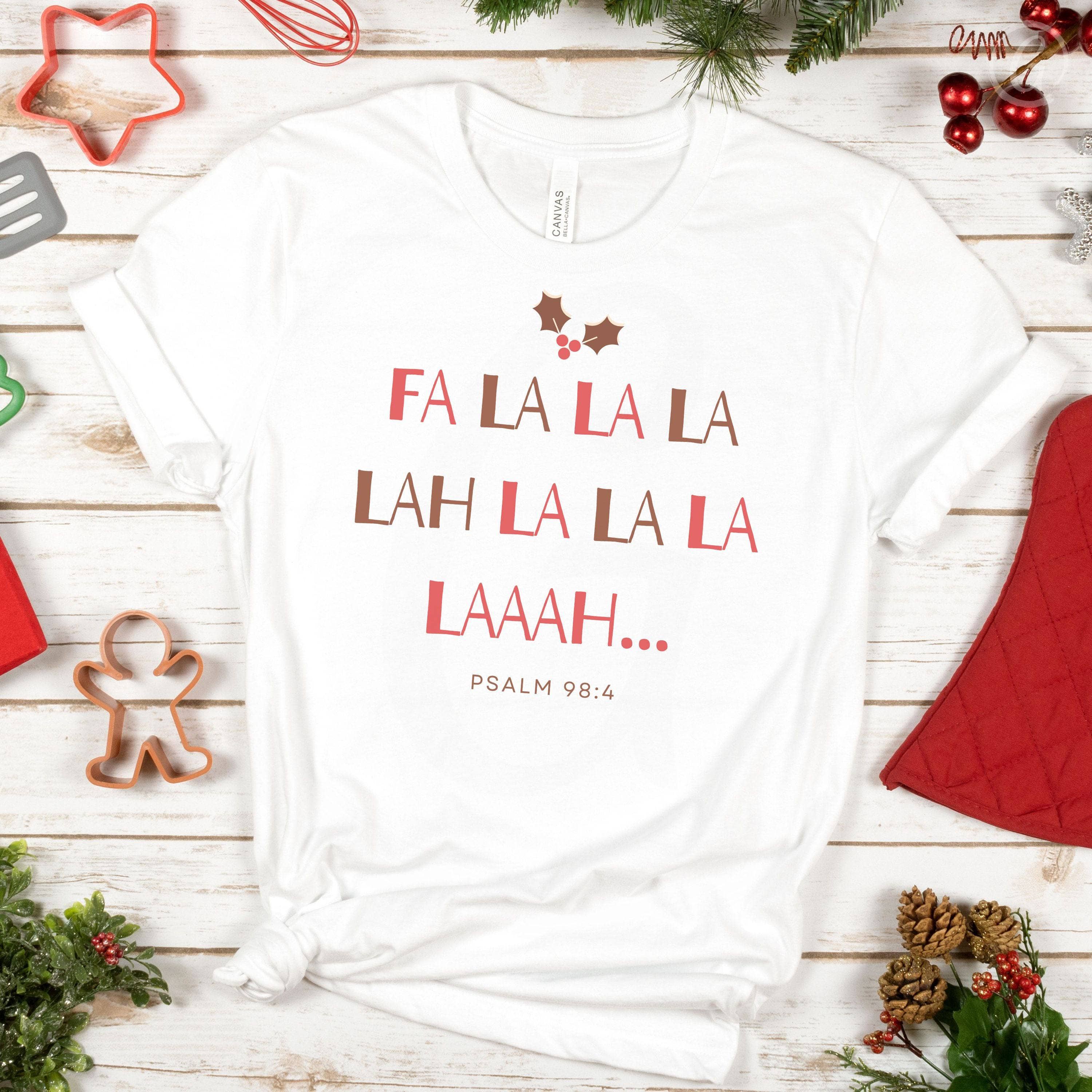 Fa La La... Unisex T-Shirt Classics White