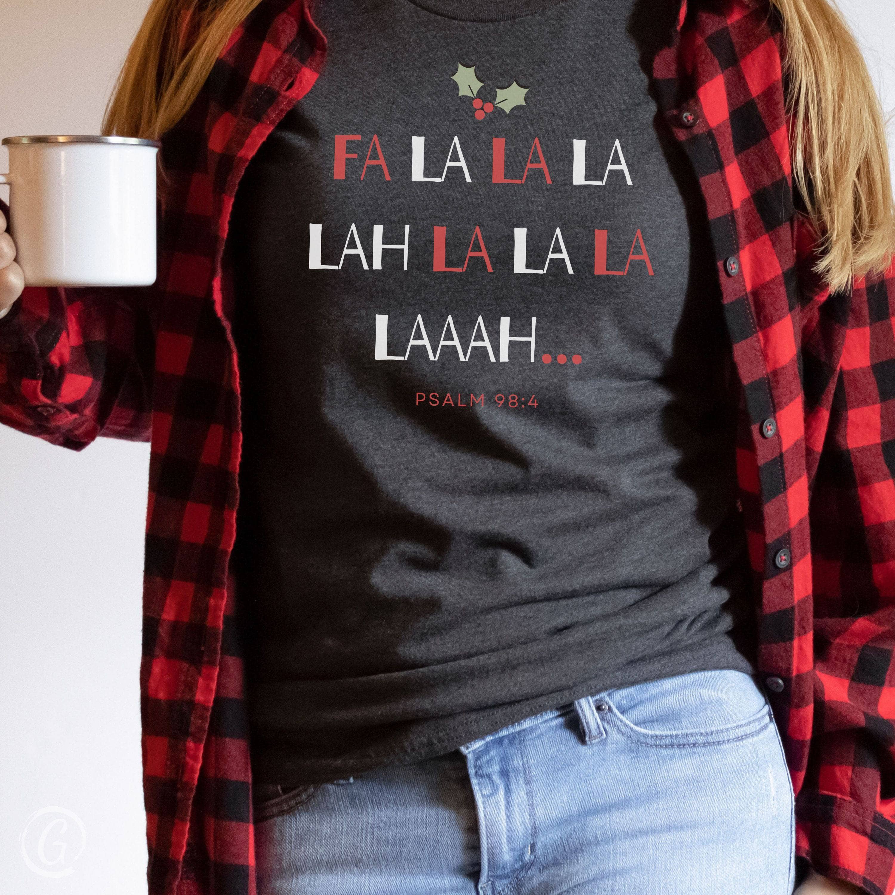 Fa La La... Unisex T-Shirt Heathers Dark Grey Heather