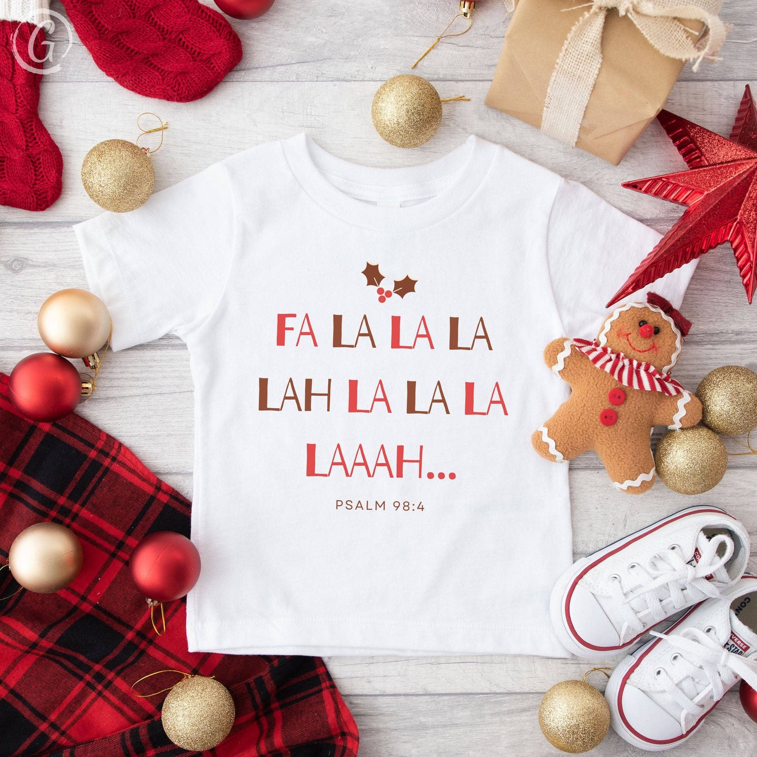 Fa La La... Unisex Toddler T-Shirt White