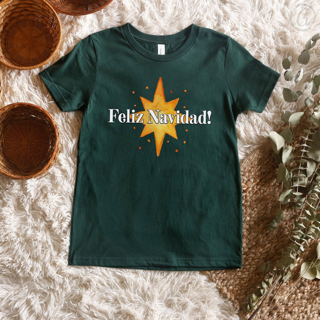 Feliz Navidad! Youth T-Shirt Forest